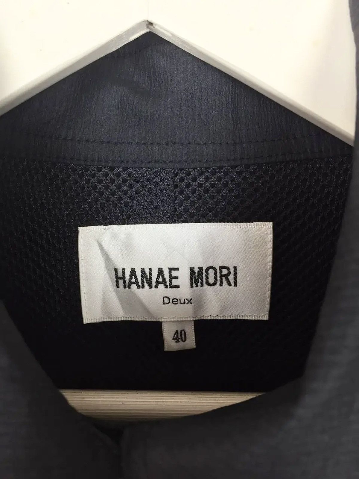 Hanae Mori × Japanese Brand × Vintage VINTAGE HANAE MORI BUTTON UP LONG LIGHT JACKET COLLAR Size US M / EU 48-50 / 2 - 10 Thumbnail
