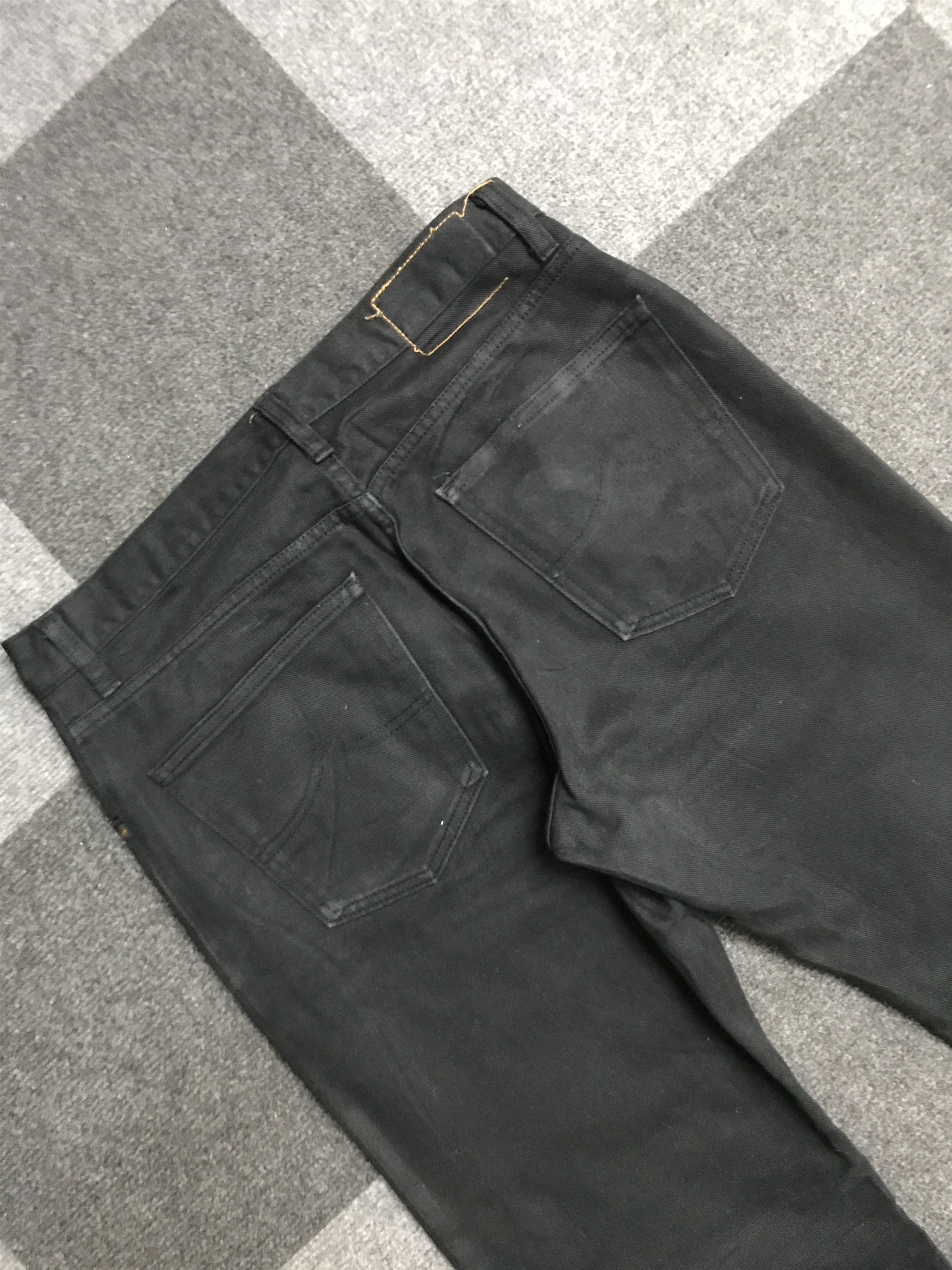 Japanese Brand 💥Bell Bottom💥D161 BOBSON Bell Bottom SuperBlack Jeans Size US 32 / EU 48 - 9 Thumbnail
