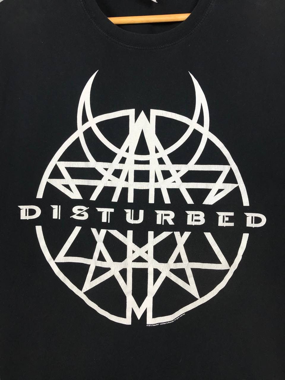 Band Tees Disturbed 2013 vintage rock band tee Size US L / EU 52-54 / 3 - 3 Thumbnail