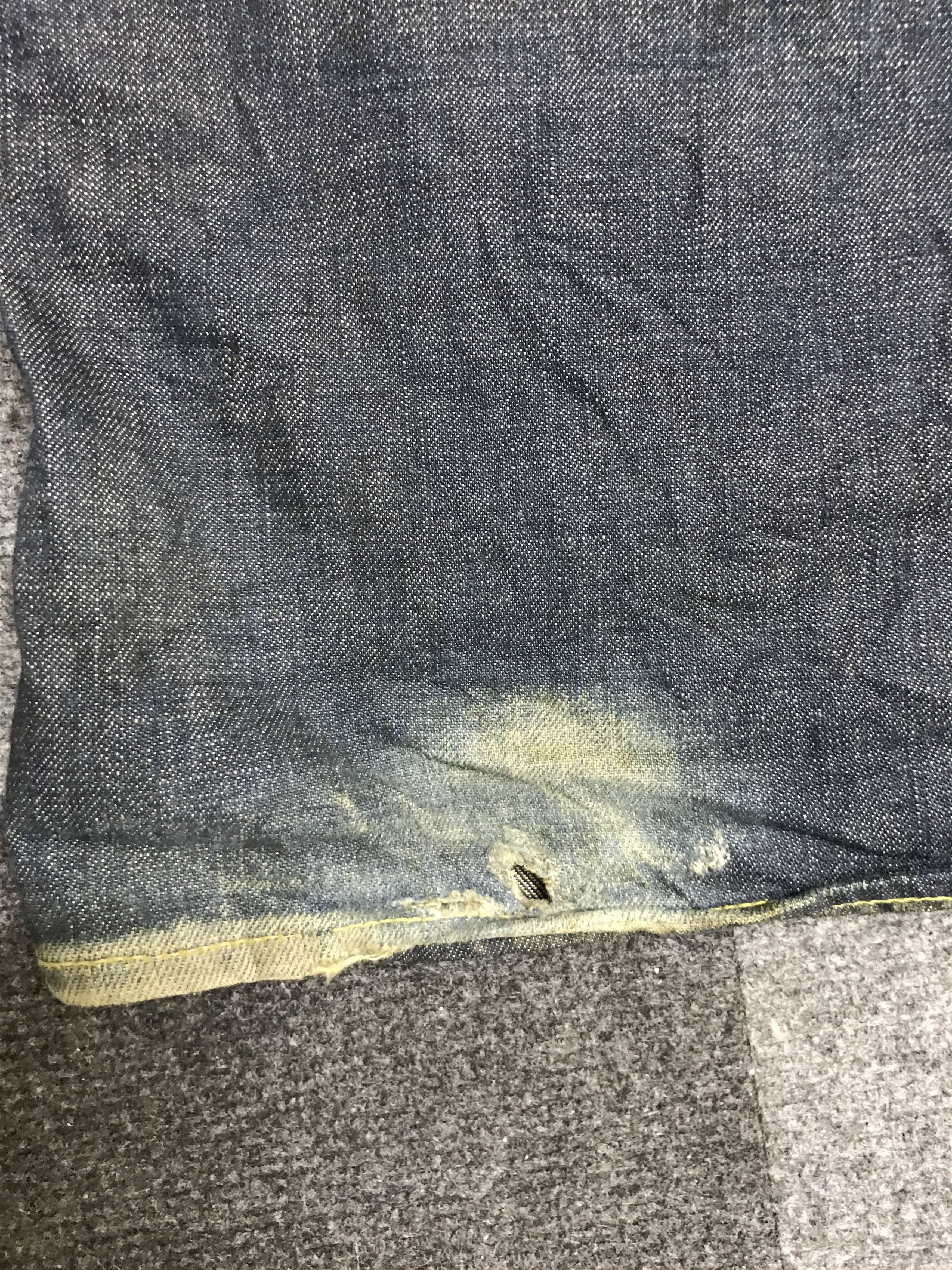 Japanese Brand D164 YEN Japan Flare Curve Leg Jeans Size US 33 - 10 Thumbnail