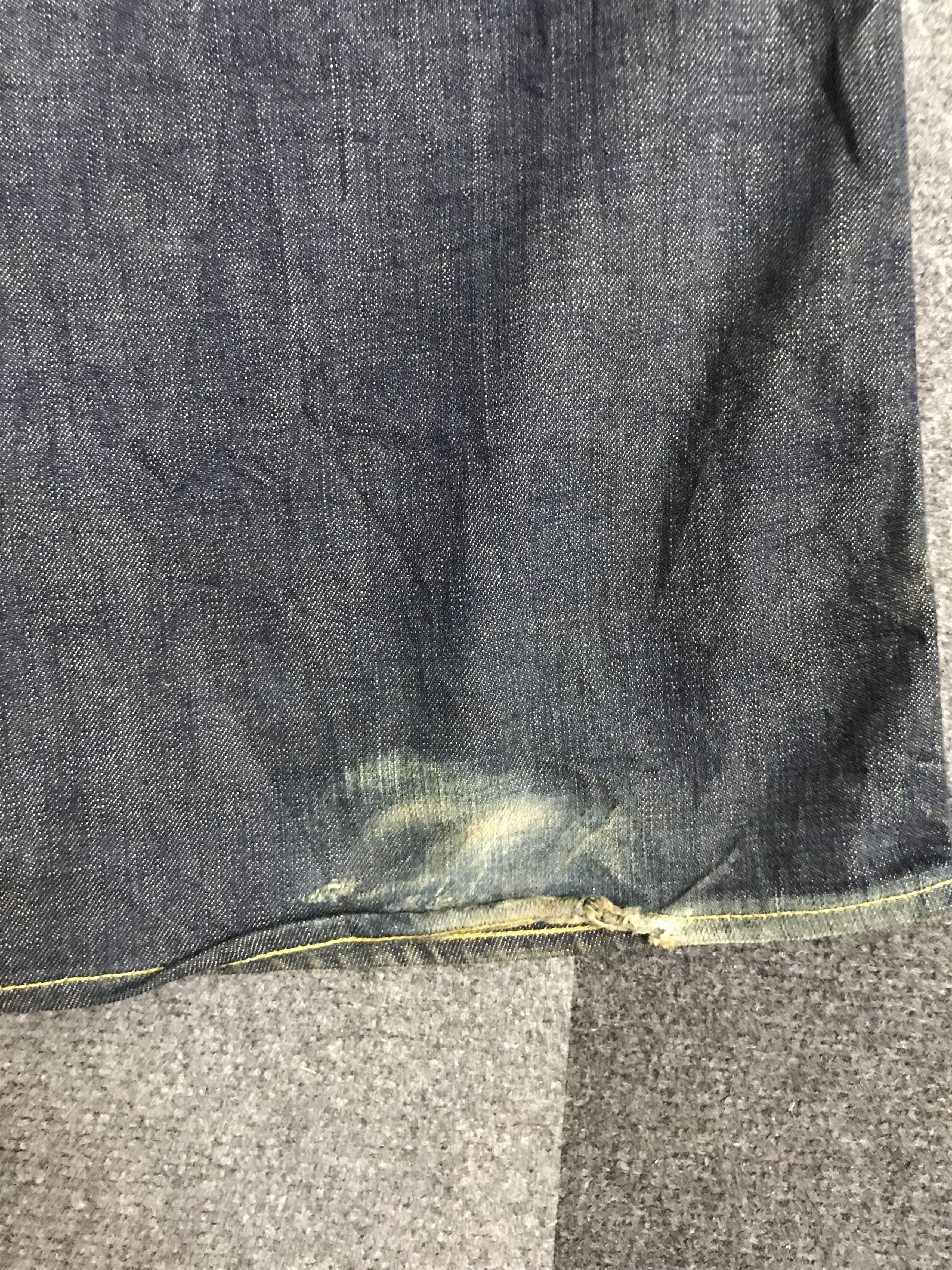 Japanese Brand D164 YEN Japan Flare Curve Leg Jeans Size US 33 - 11 Thumbnail