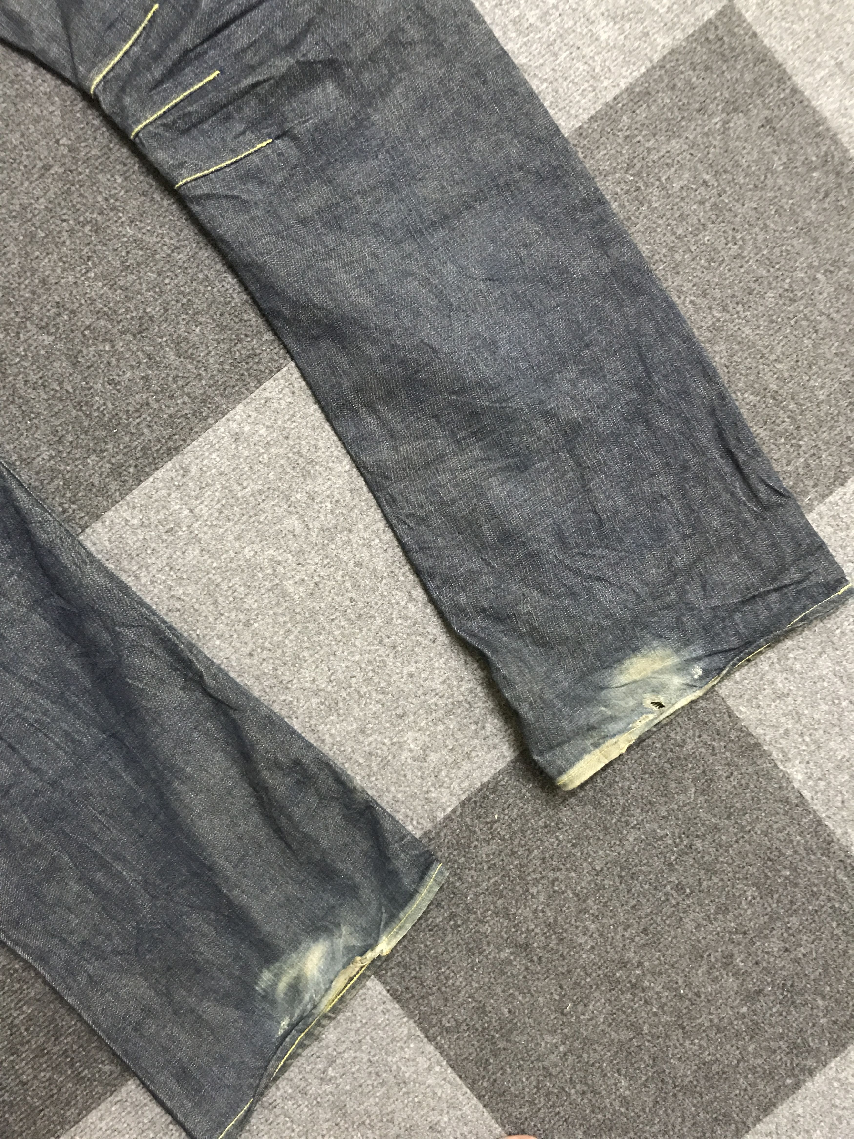 Japanese Brand D164 YEN Japan Flare Curve Leg Jeans Size US 33 - 9 Thumbnail