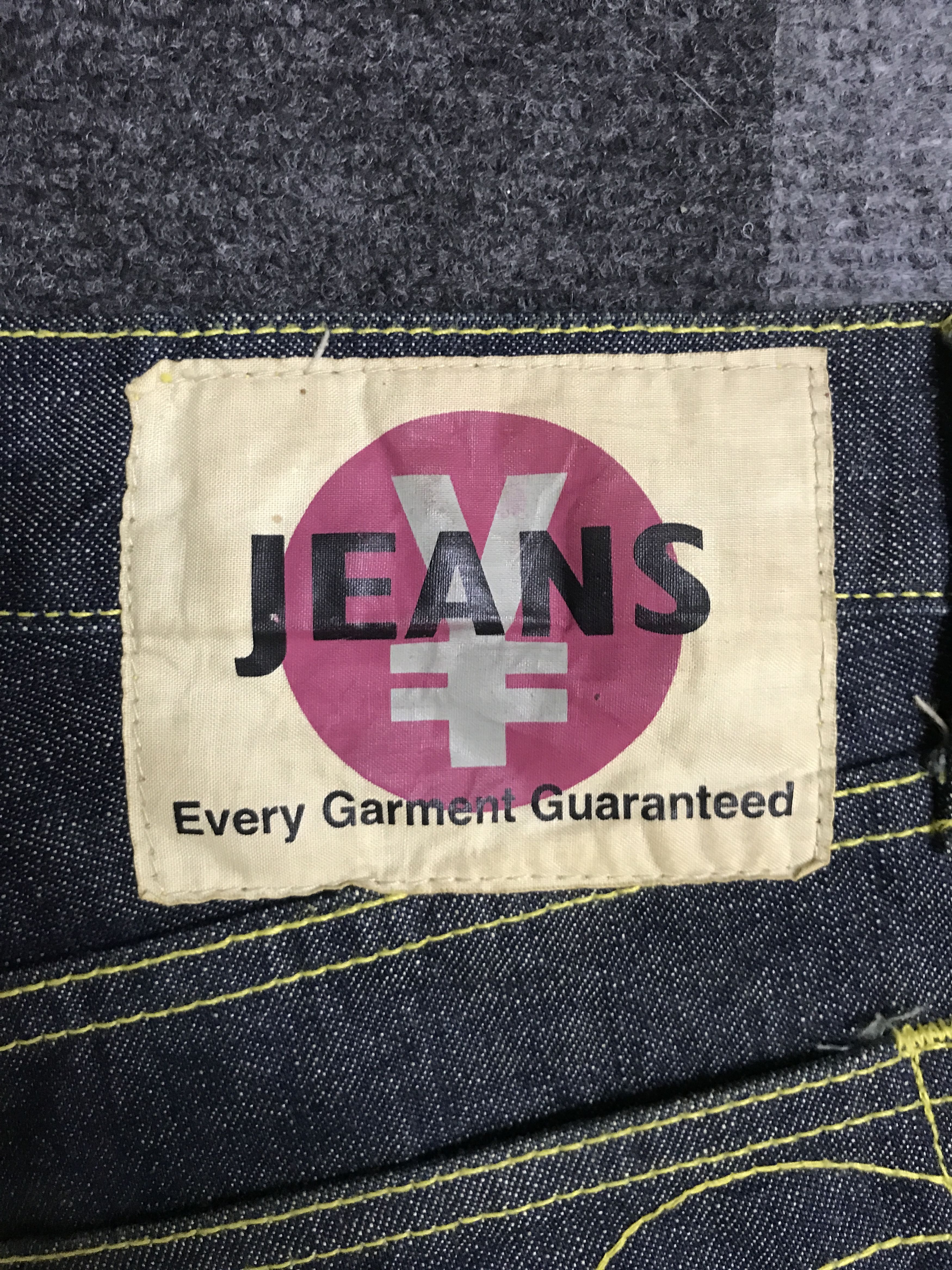 Japanese Brand D164 YEN Japan Flare Curve Leg Jeans Size US 33 - 14 Thumbnail