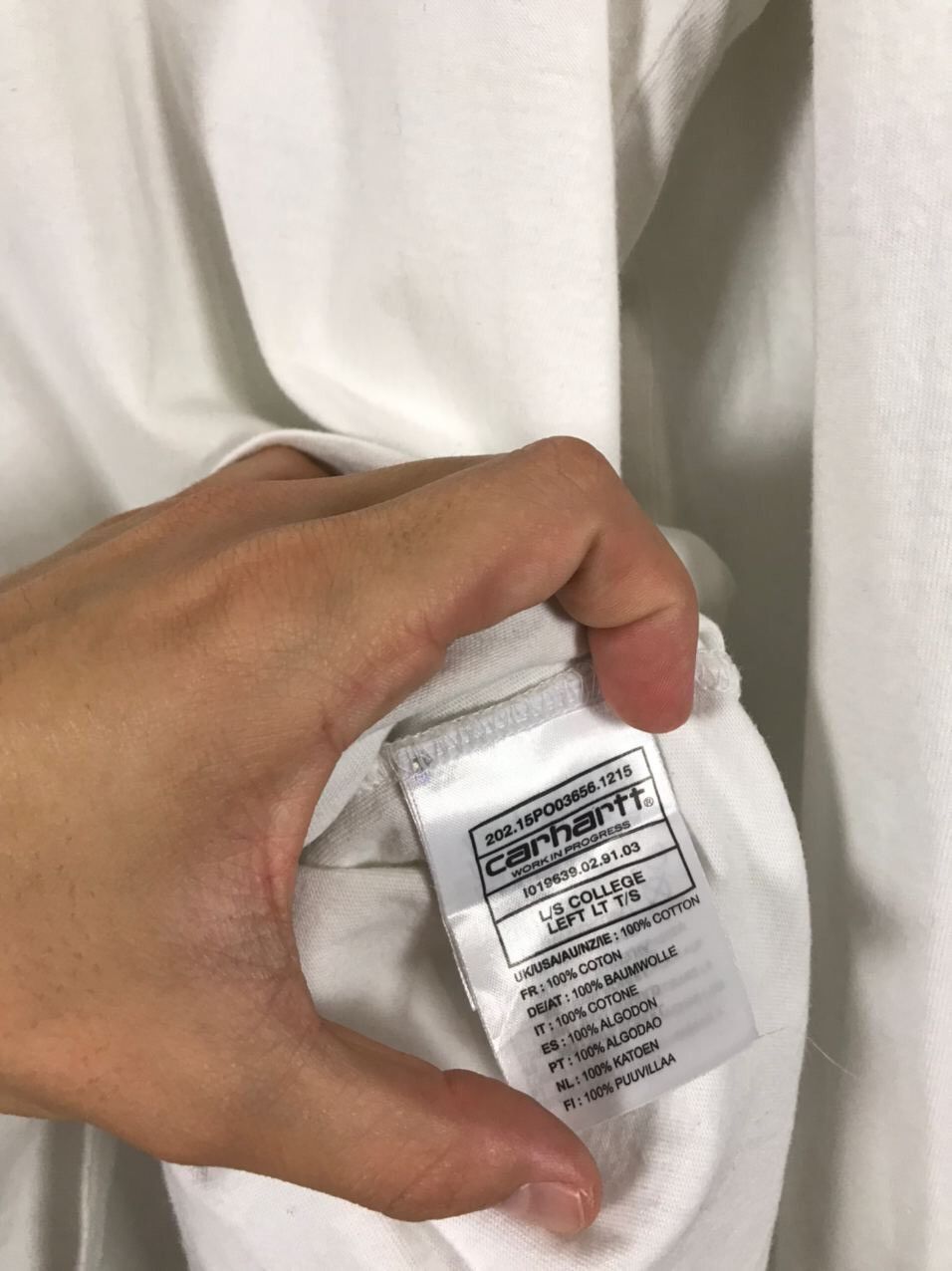 Carhartt Carhartt Wip White Big Logo Longsleeve Streetwear Size US XL / EU 56 / 4 - 7 Thumbnail
