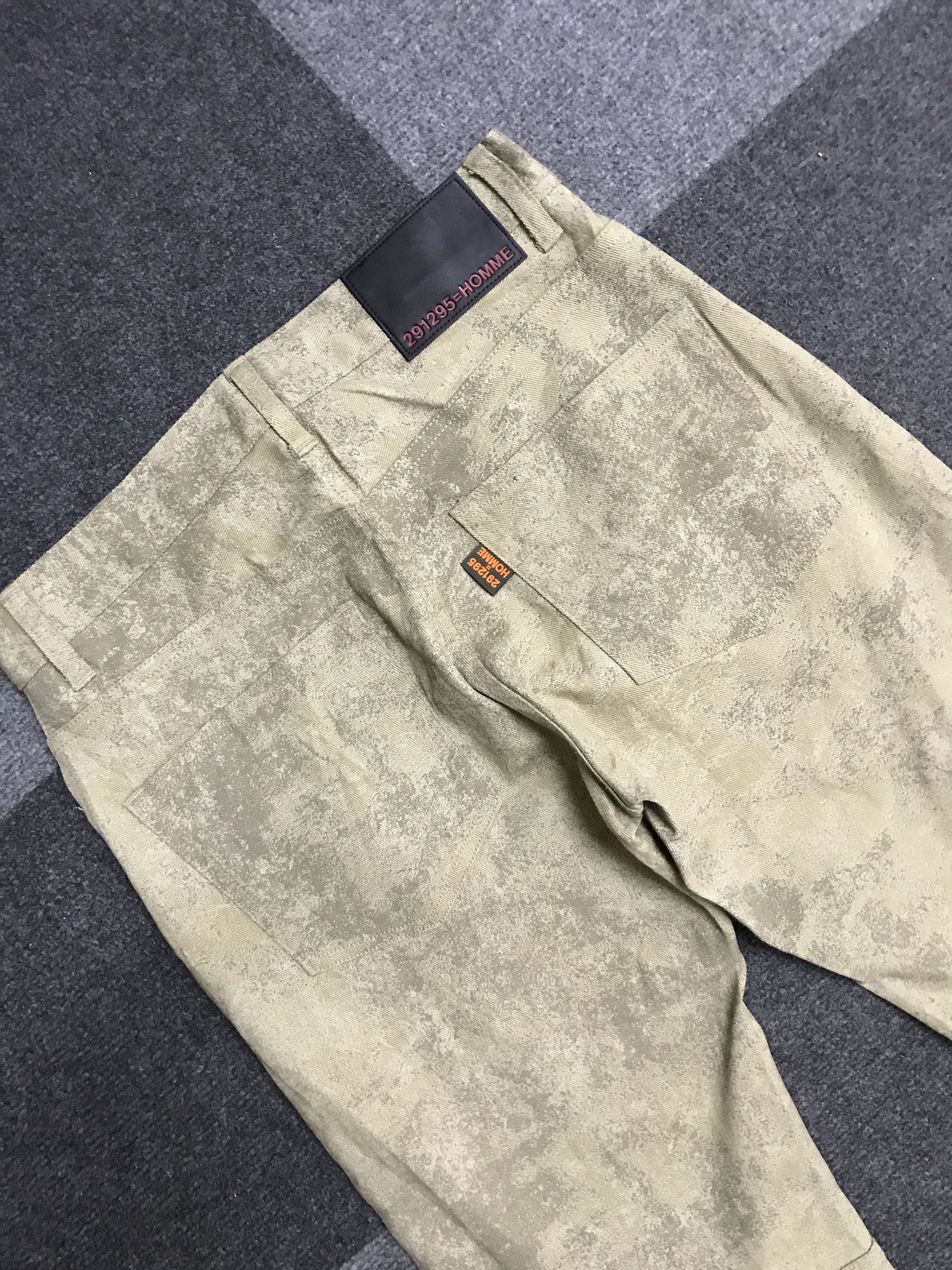 Japanese Brand P80 291295 Japan Artisanal Smoky Effect Pant Size US 29 - 10 Thumbnail