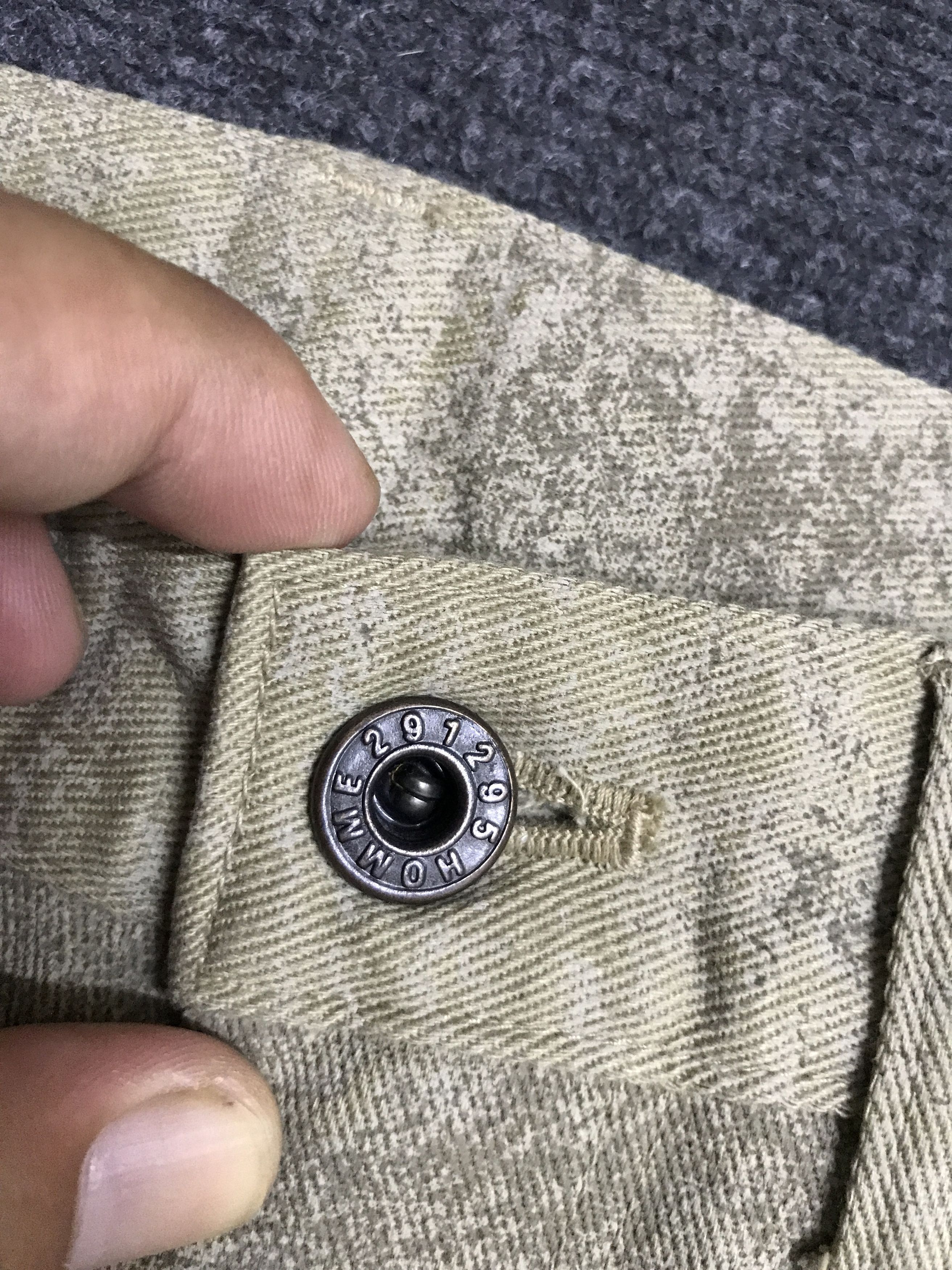 Japanese Brand P80 291295 Japan Artisanal Smoky Effect Pant Size US 29 - 8 Thumbnail