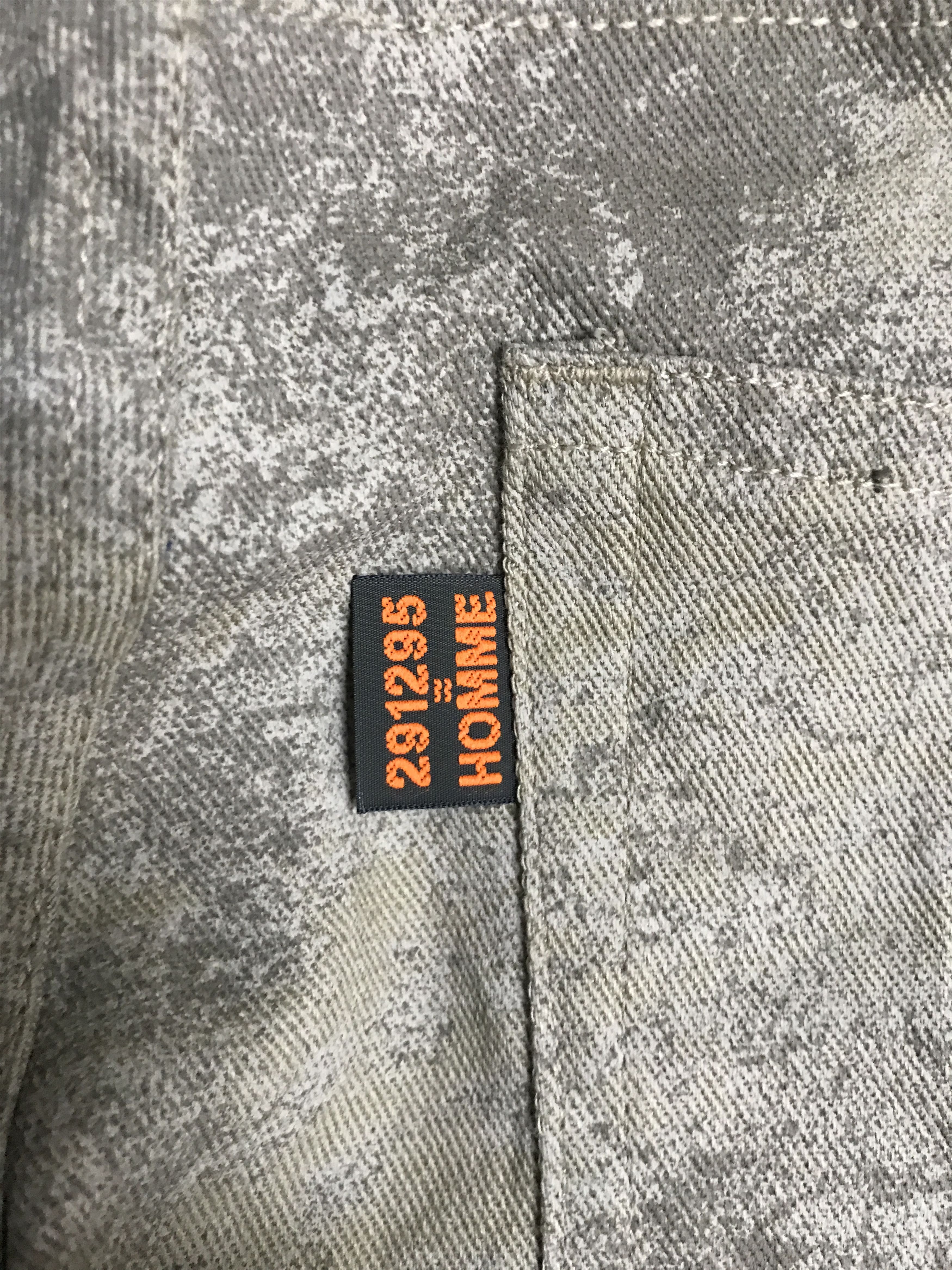 Japanese Brand P80 291295 Japan Artisanal Smoky Effect Pant Size US 29 - 14 Thumbnail