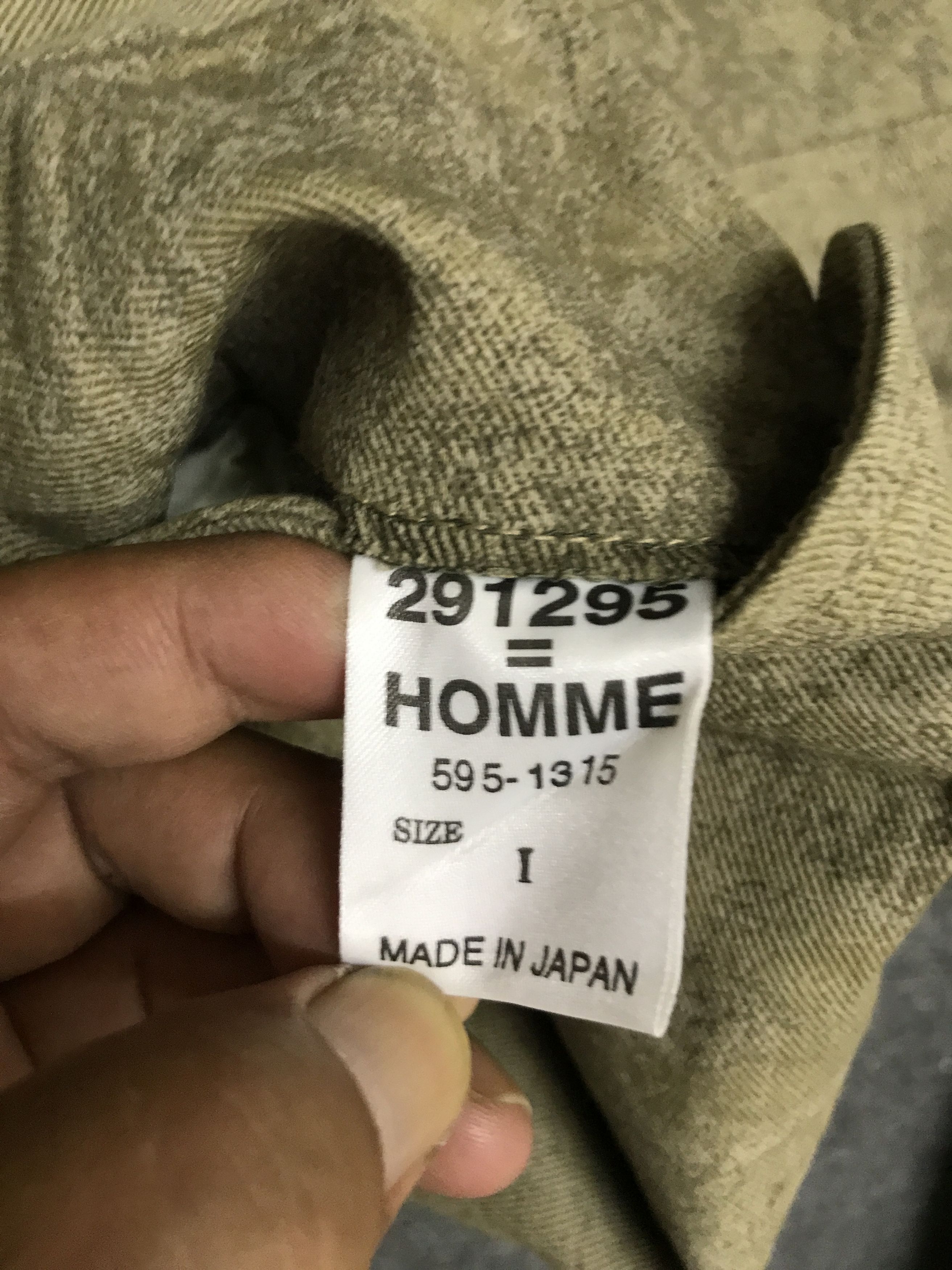 Japanese Brand P80 291295 Japan Artisanal Smoky Effect Pant Size US 29 - 16 Thumbnail