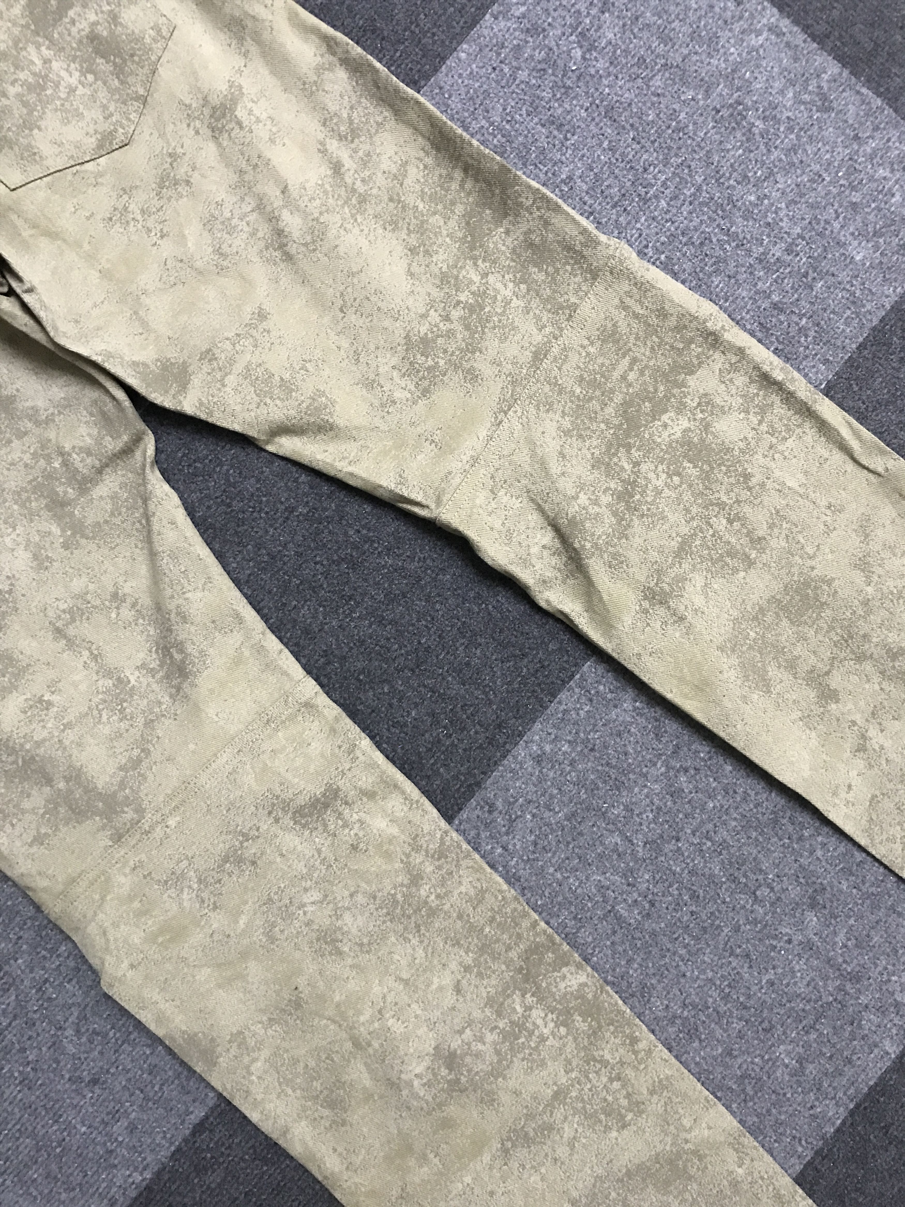 Japanese Brand P80 291295 Japan Artisanal Smoky Effect Pant Size US 29 - 11 Thumbnail