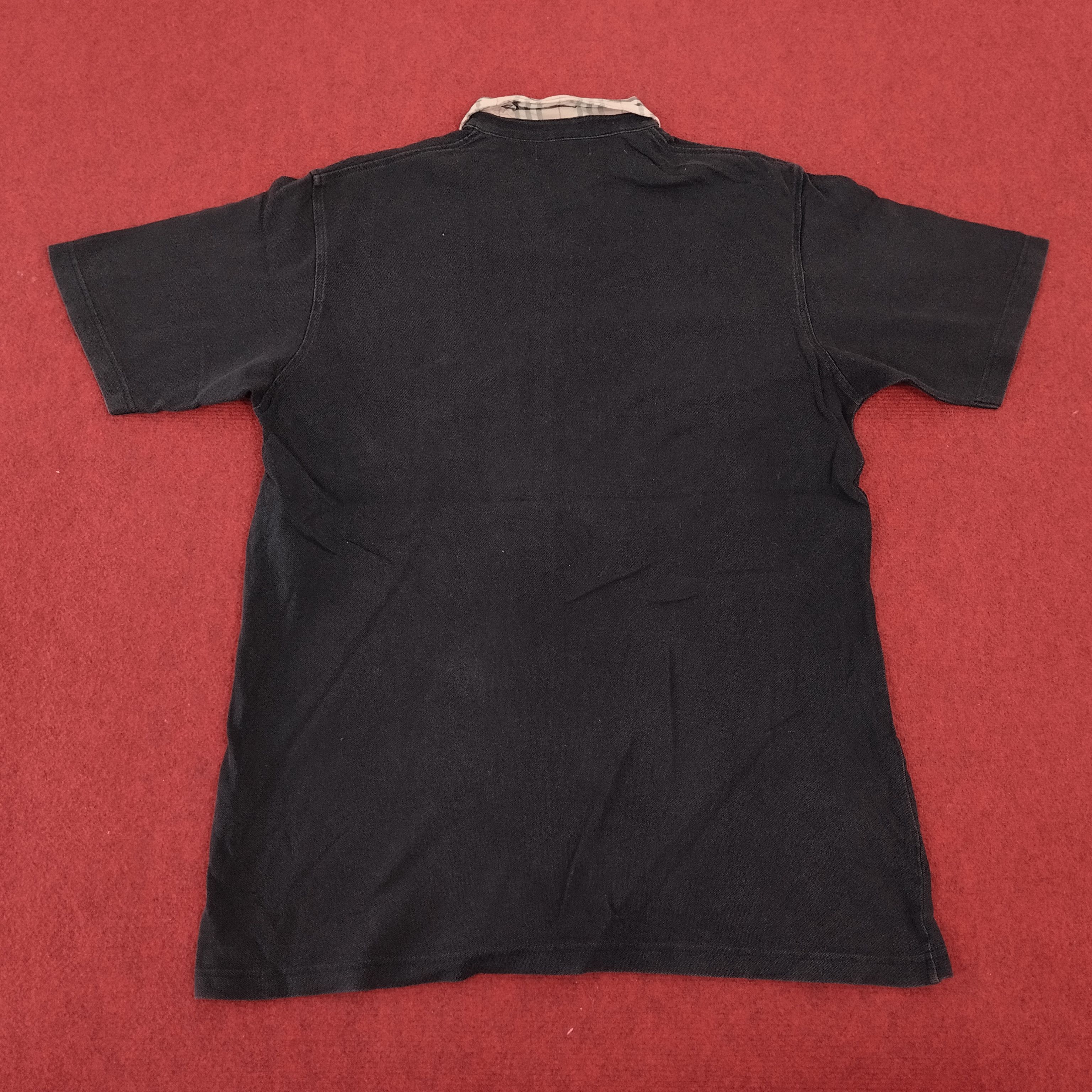 Burberry × Vintage BURBERRY Nova Check Collar Design Polos Size US L / EU 52-54 / 3 - 2 Thumbnail