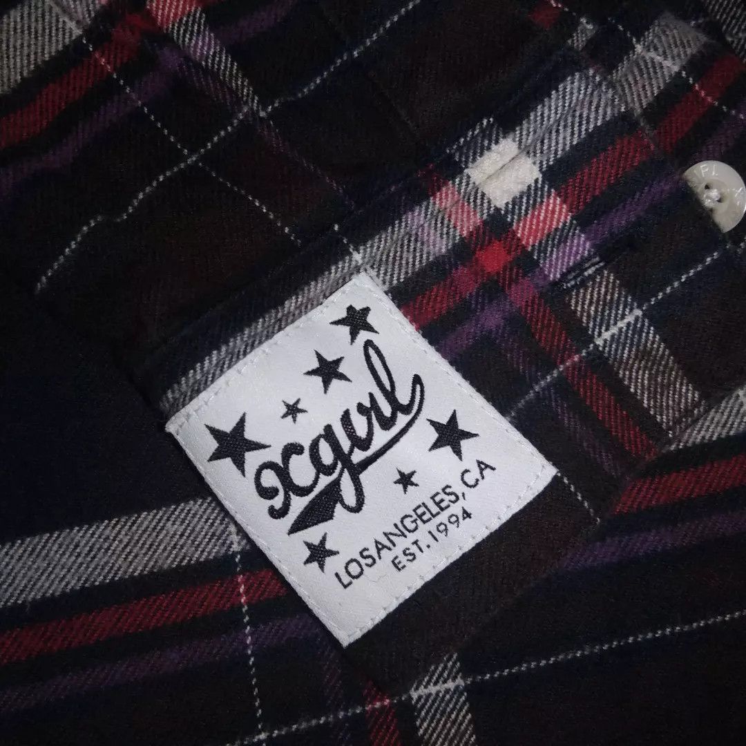 Other X-Girl Plaid shirt women streetwear skate Size ONE SIZE - 4 Thumbnail