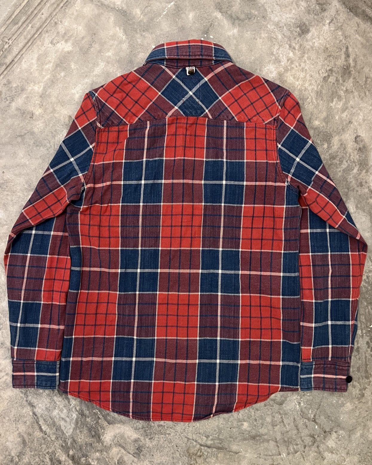 Visvim Visvim FW15 Black Elk Flannel L/S (Red Check) Size US S / EU 44-46 / 1 - 2 Thumbnail
