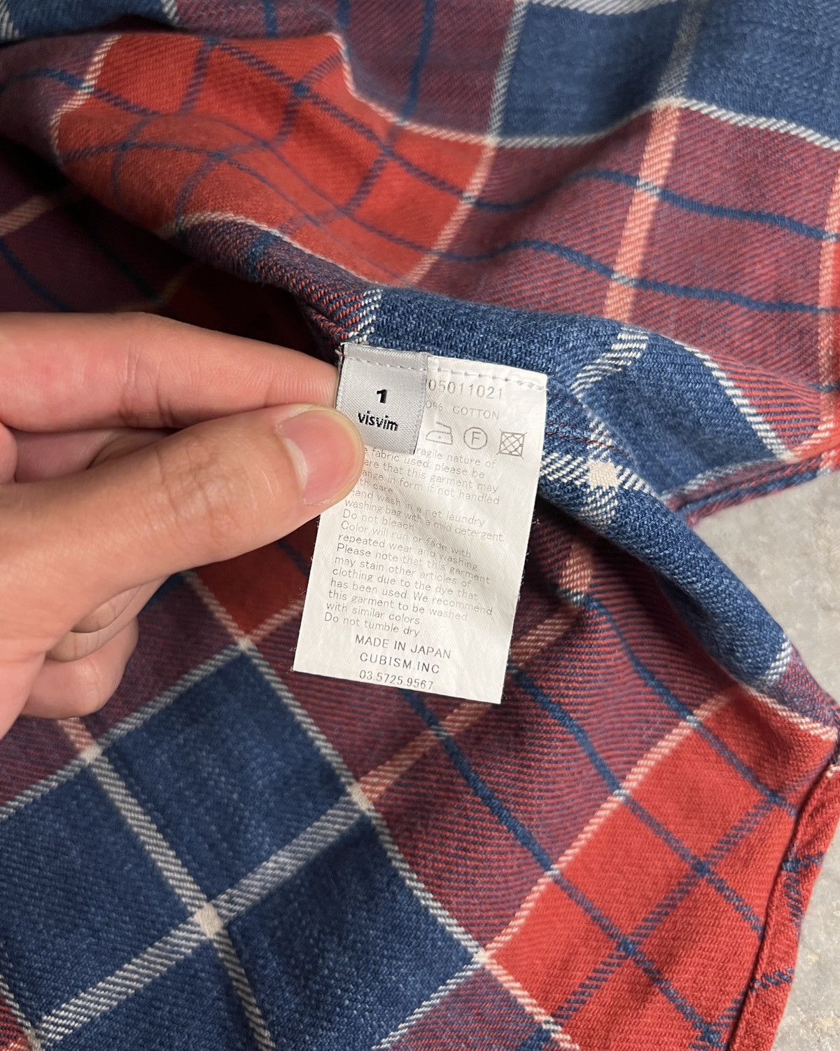 Visvim Visvim FW15 Black Elk Flannel L/S (Red Check) Size US S / EU 44-46 / 1 - 10 Thumbnail