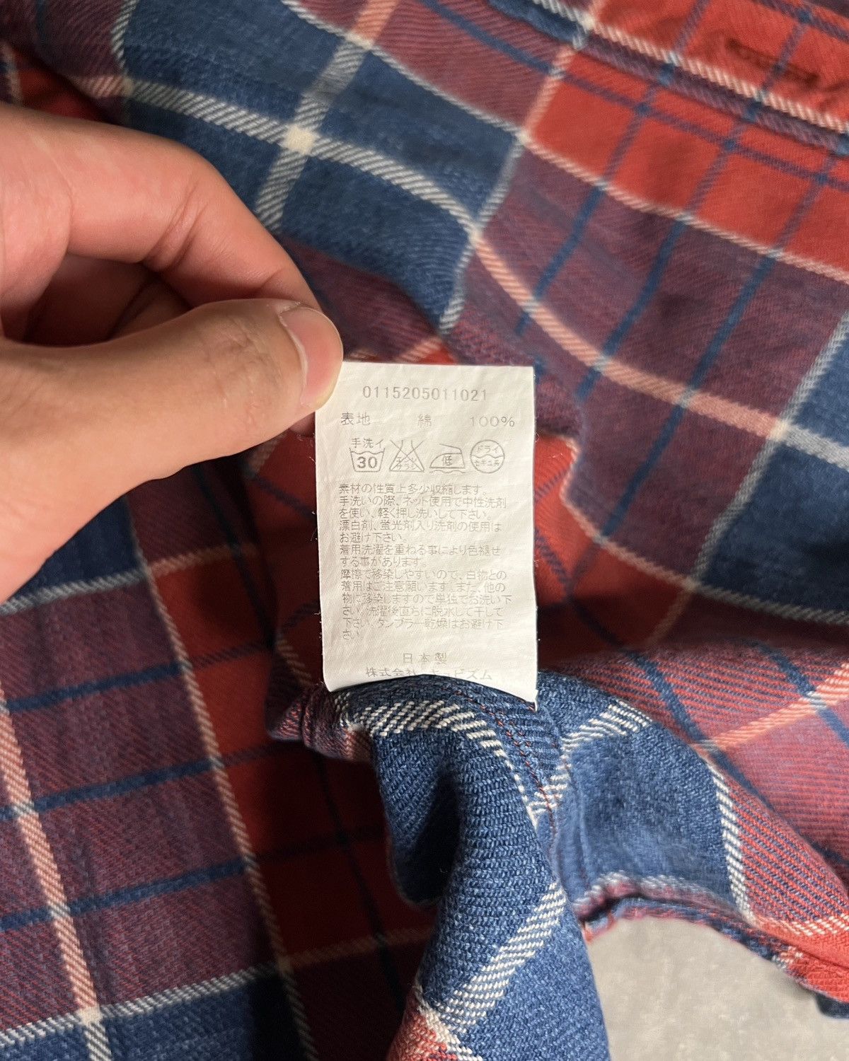 Visvim Visvim FW15 Black Elk Flannel L/S (Red Check) Size US S / EU 44-46 / 1 - 12 Thumbnail