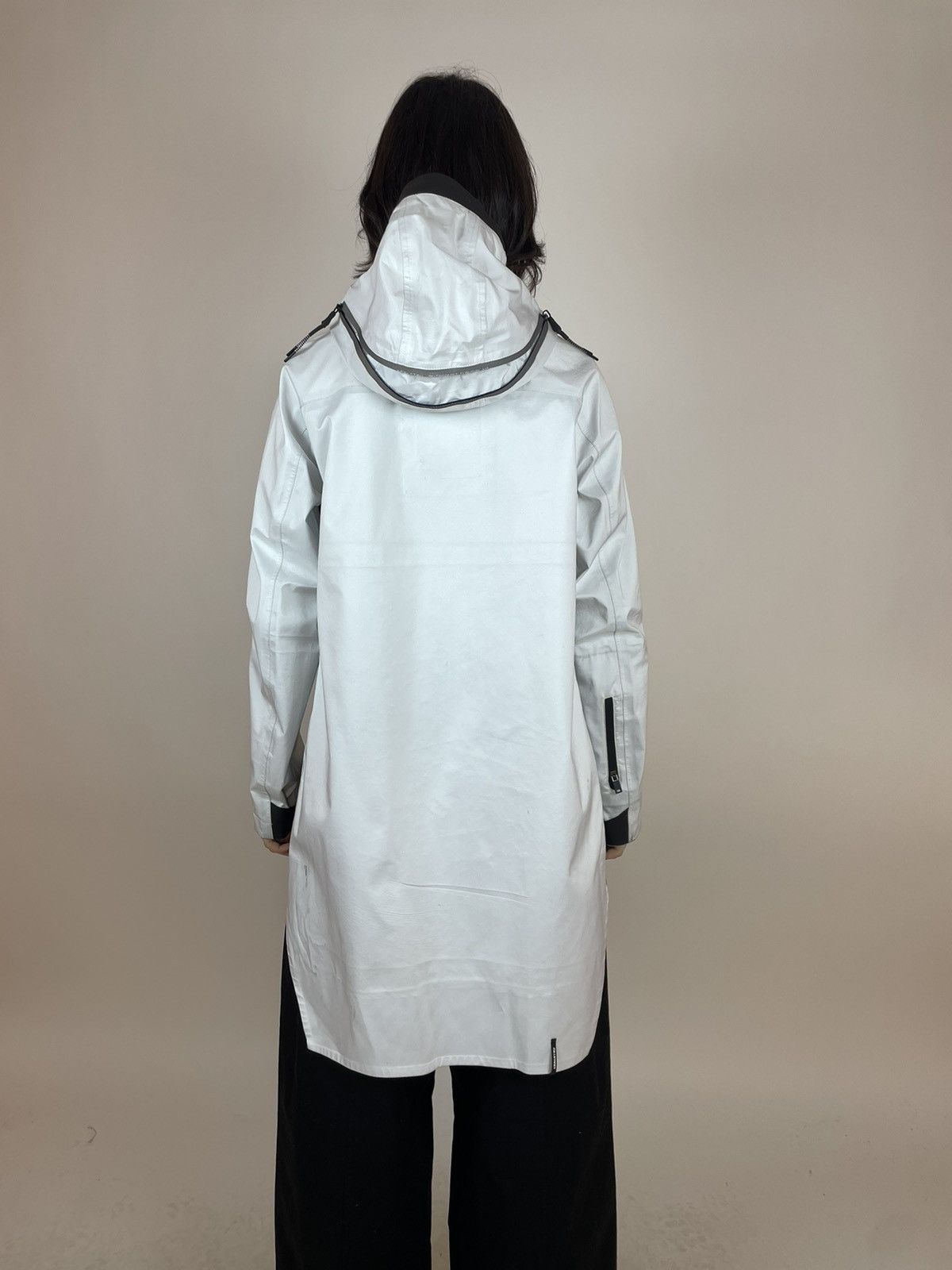Krakatau KRAKATAU Raincoat Jacket White long futuristic waterproof Size S / US 4 / IT 40 - 10 Thumbnail