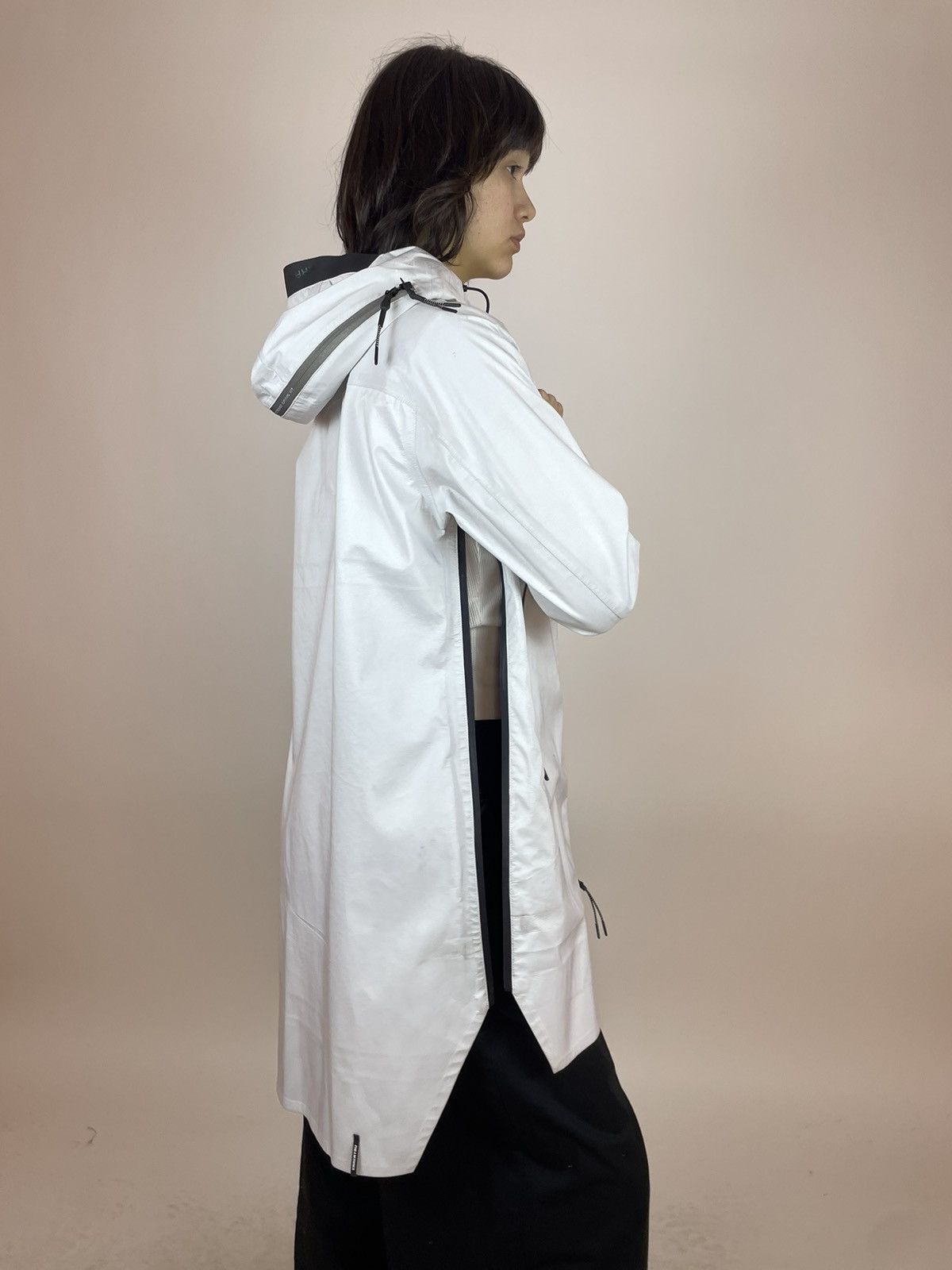 Krakatau KRAKATAU Raincoat Jacket White long futuristic waterproof Size S / US 4 / IT 40 - 9 Thumbnail