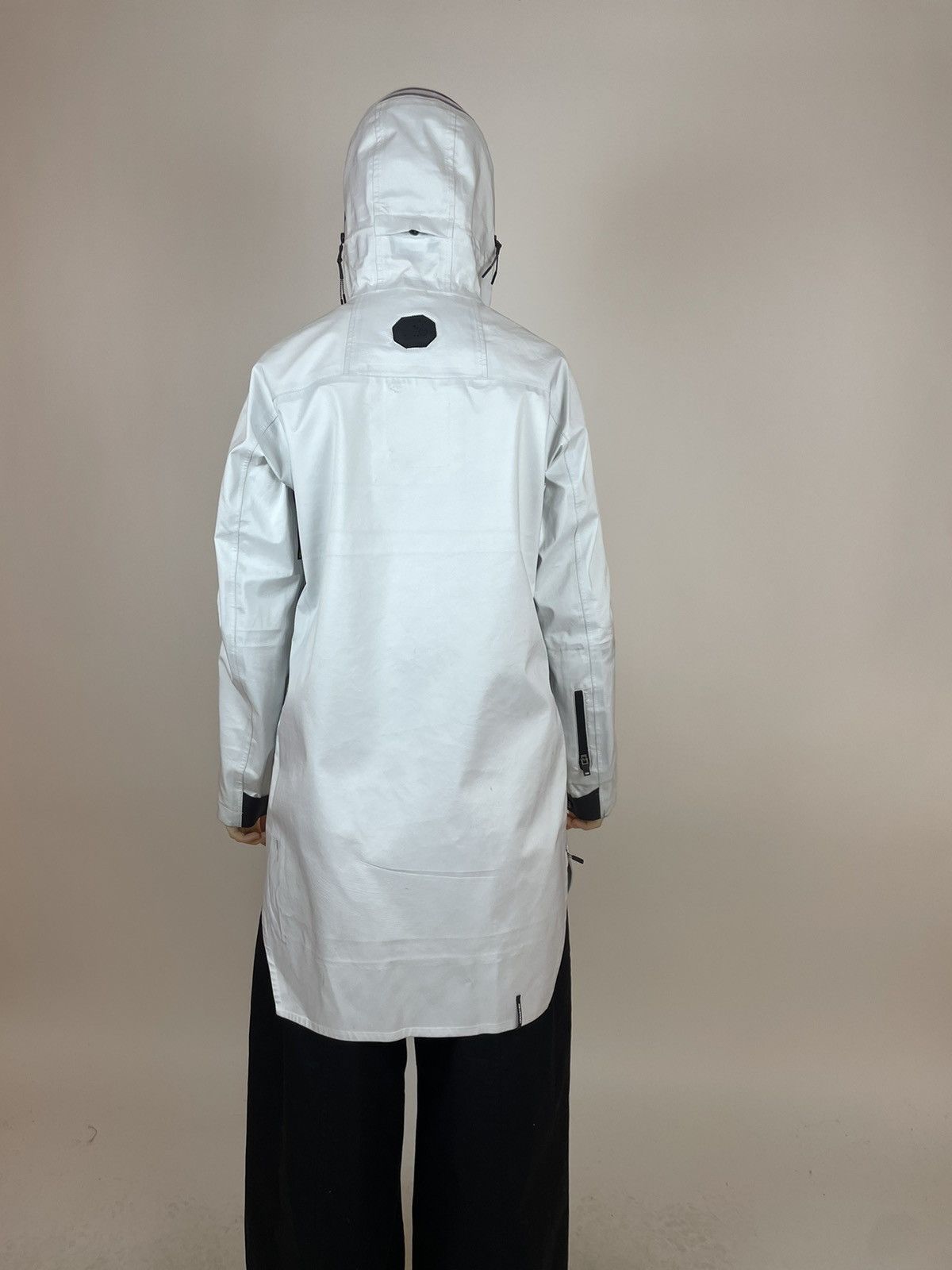 Krakatau KRAKATAU Raincoat Jacket White long futuristic waterproof Size S / US 4 / IT 40 - 11 Thumbnail