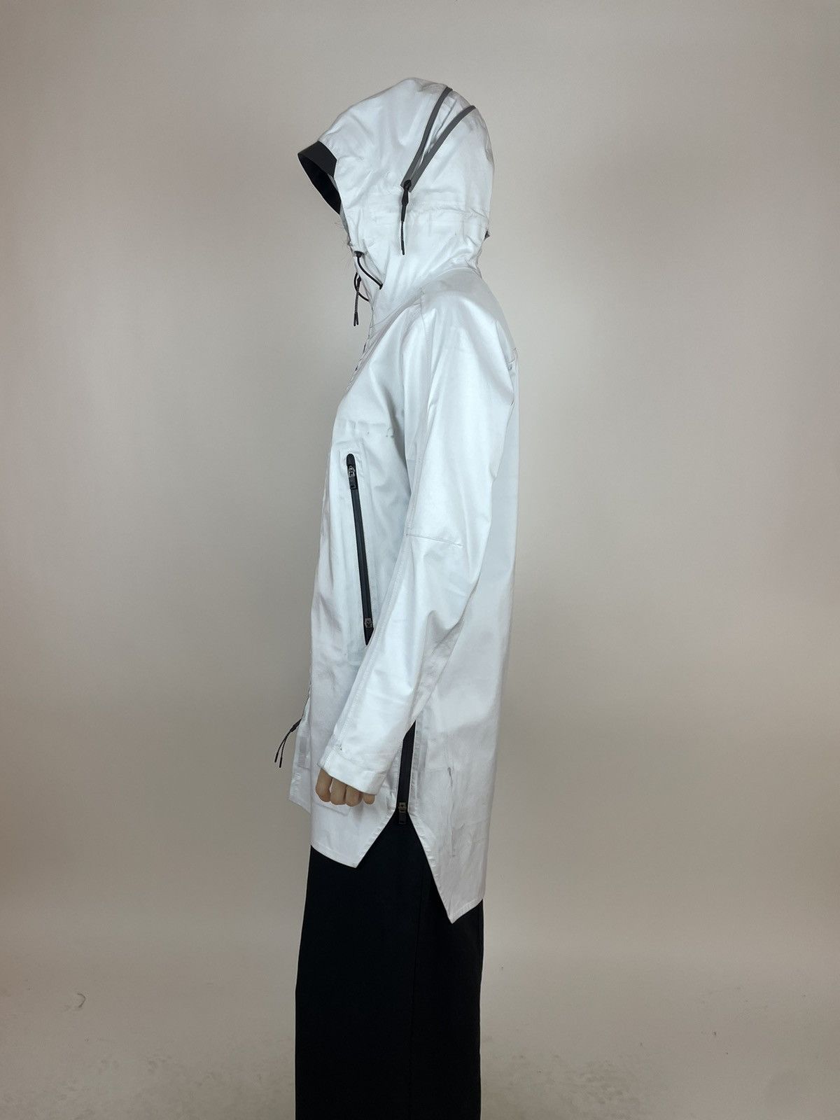Krakatau KRAKATAU Raincoat Jacket White long futuristic waterproof Size S / US 4 / IT 40 - 13 Thumbnail