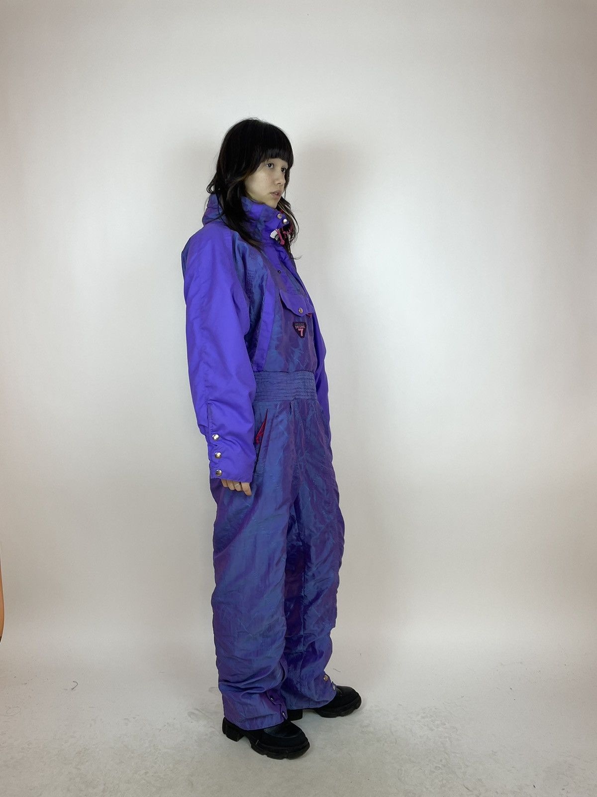 Vintage DEGRE 7 SKI Suit Vintage retro snow suit 90s 80s Size Womens Size 34" / US 12 / IT 48 - 9 Thumbnail