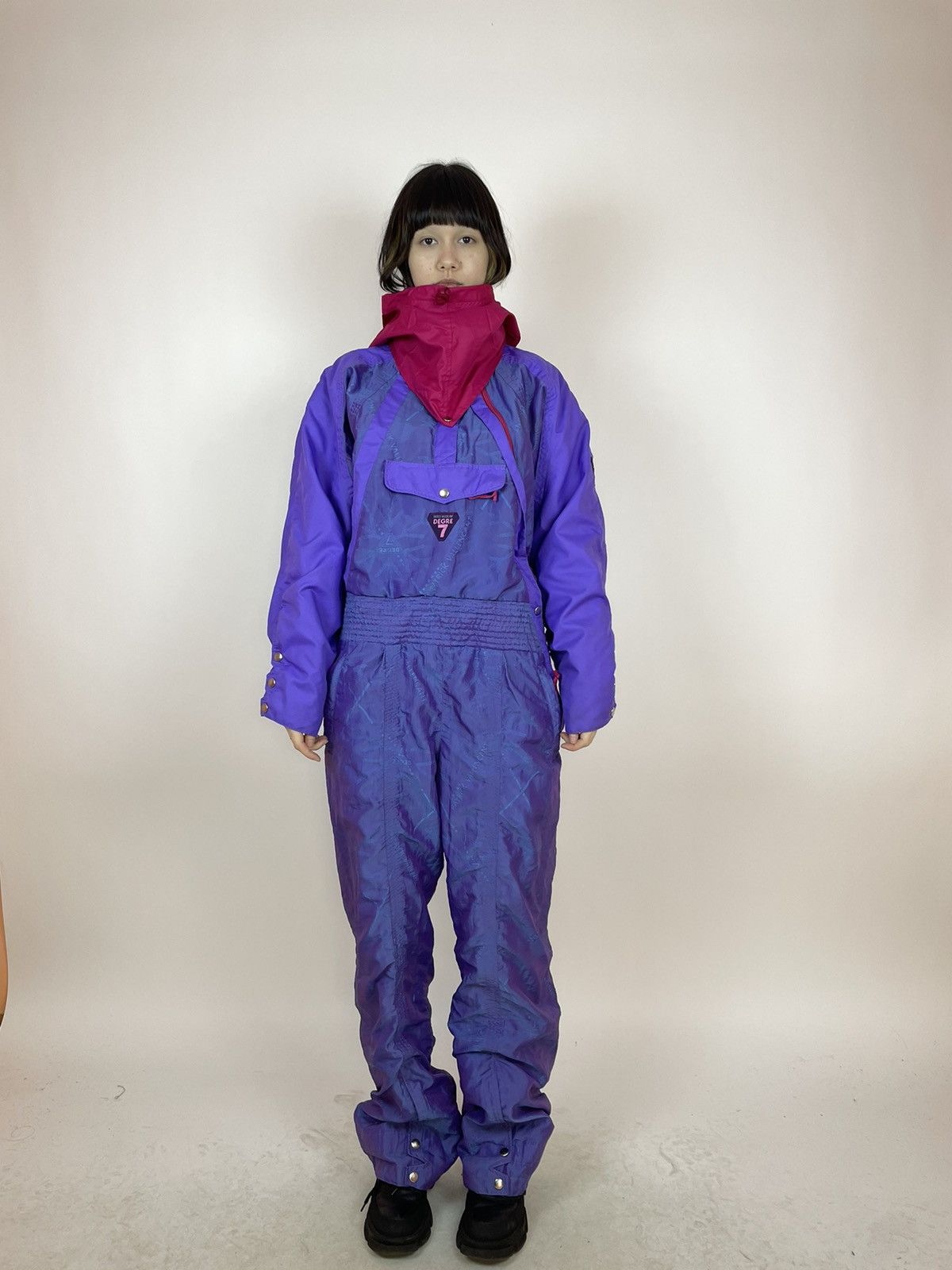 Vintage DEGRE 7 SKI Suit Vintage retro snow suit 90s 80s Size Womens Size 34" / US 12 / IT 48 - 6 Thumbnail