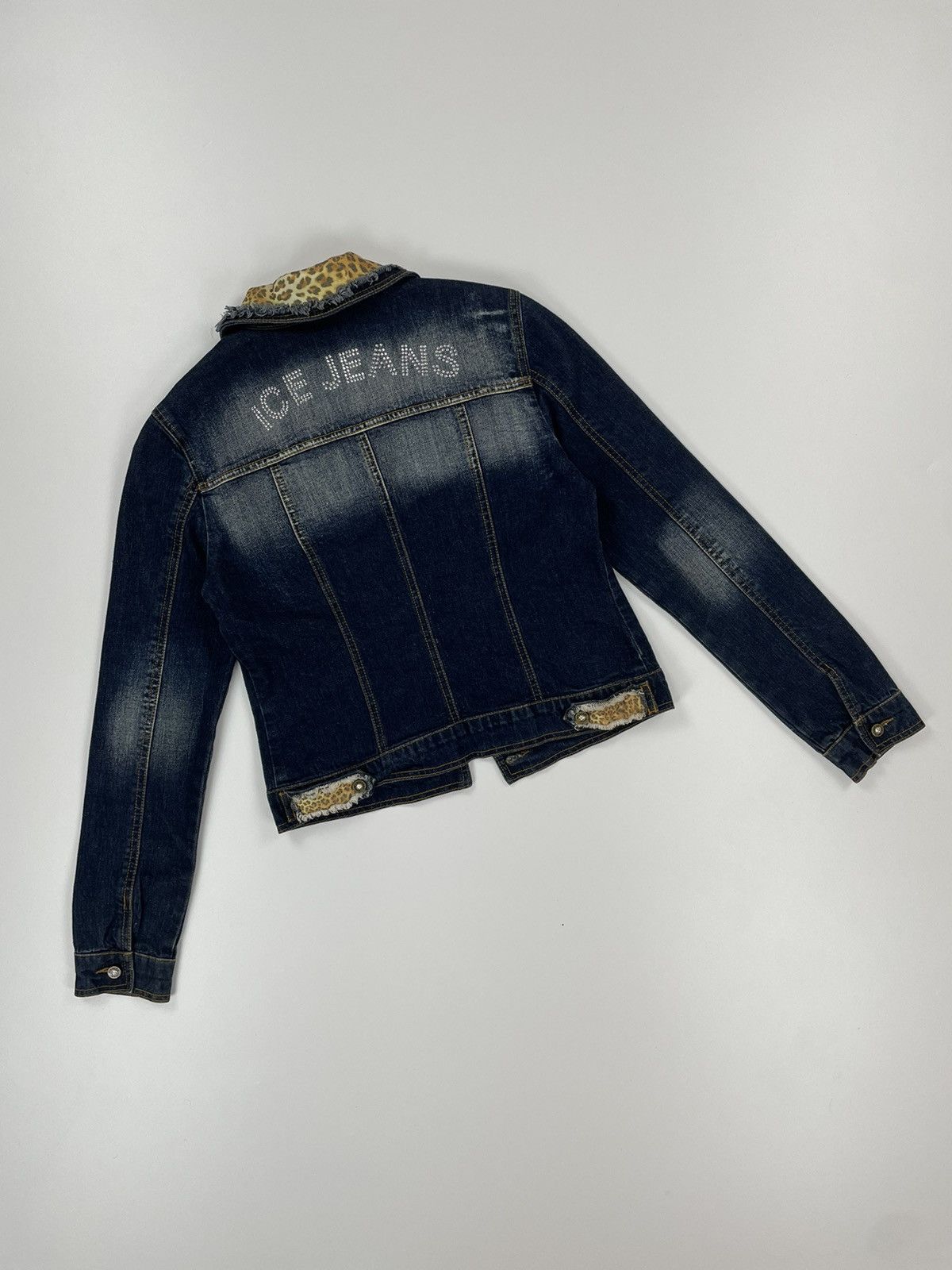 Iceberg Vintage ICEBERG ICE JEANS DENIM JACKET leopard print Womens Size L / US 10 / IT 46 - 16 Thumbnail