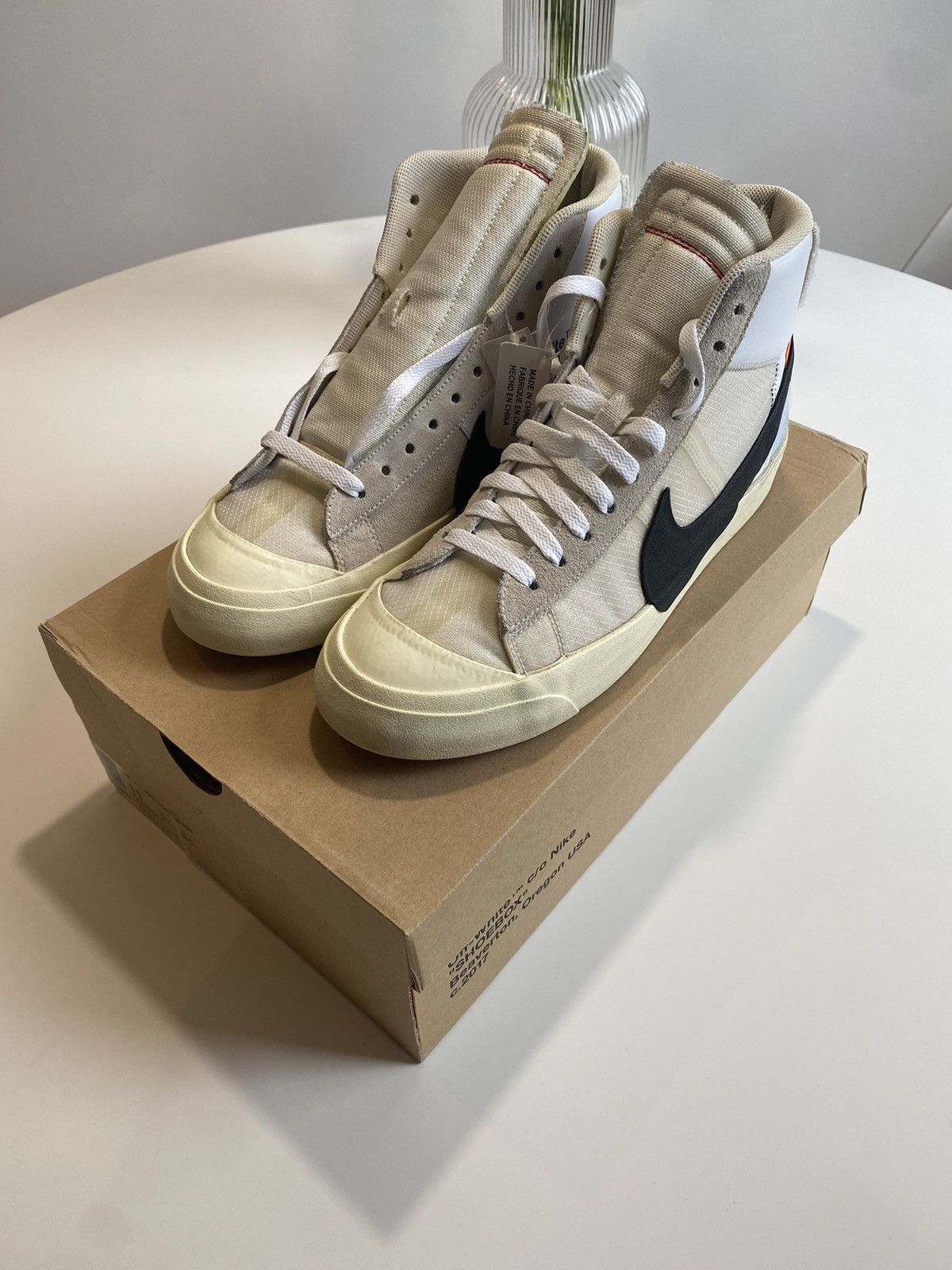 off white blazer mid the ten
