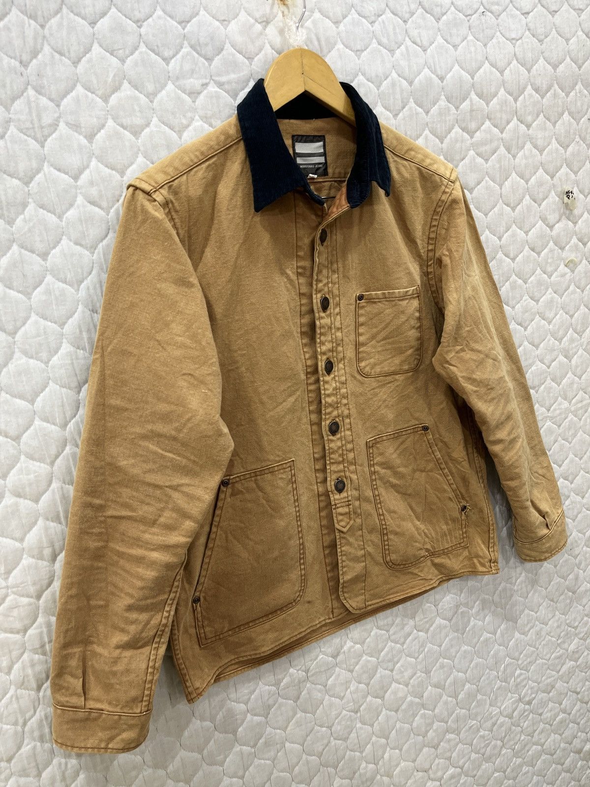 Momotaro Jeans (Vvv). 🔥🔥ARCHIVE VINTAGE MOMOTARO JEANS DUCK JACKET Size US S / EU 44-46 / 1 - 4 Thumbnail