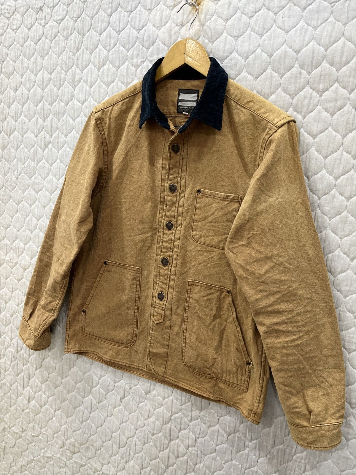 Momotaro Jeans (Vvv). 🔥🔥ARCHIVE VINTAGE MOMOTARO JEANS DUCK JACKET Size US S / EU 44-46 / 1 - 3 Thumbnail