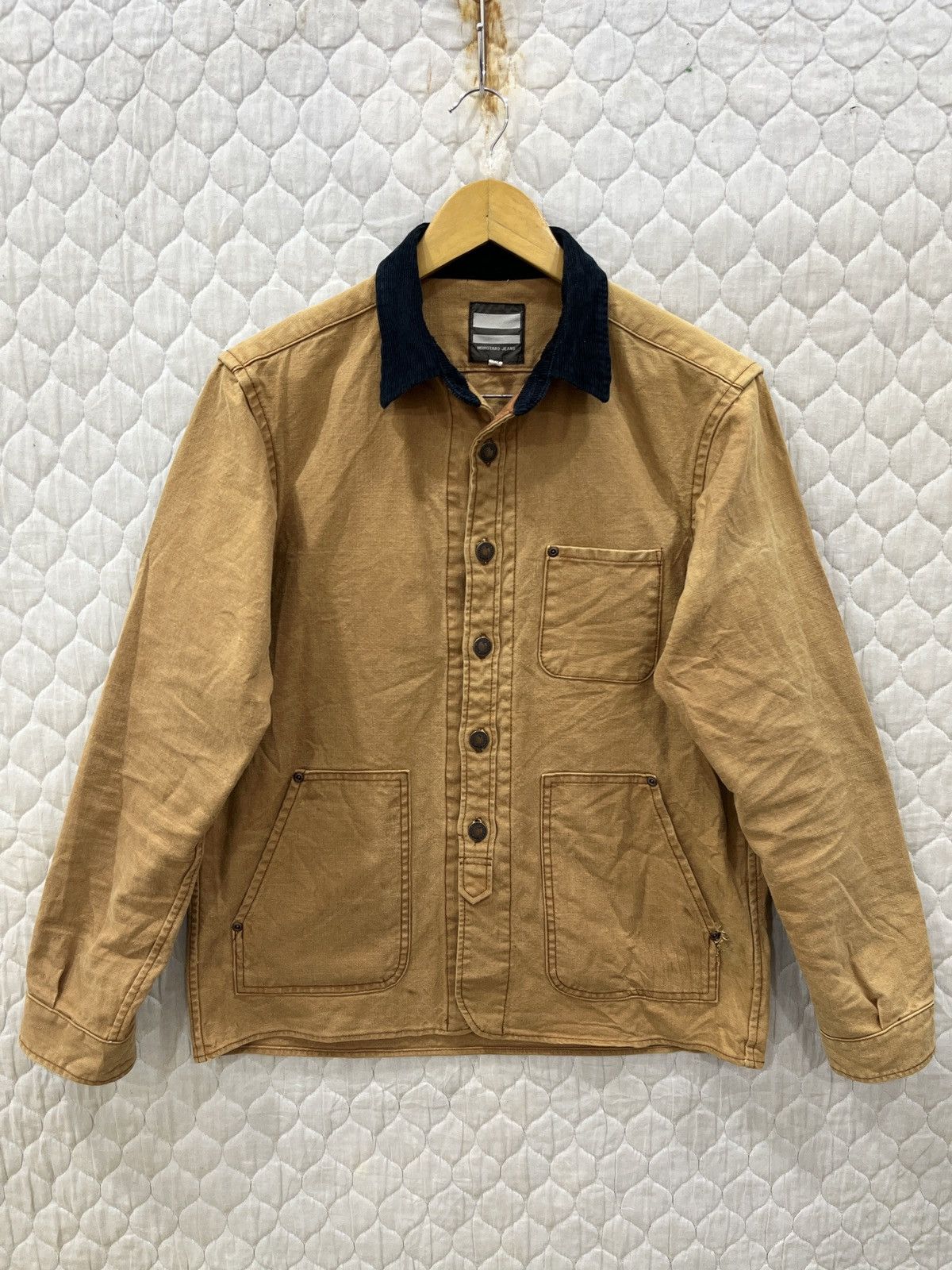Momotaro Jeans (Vvv). 🔥🔥ARCHIVE VINTAGE MOMOTARO JEANS DUCK JACKET Size US S / EU 44-46 / 1 - 1 Thumbnail