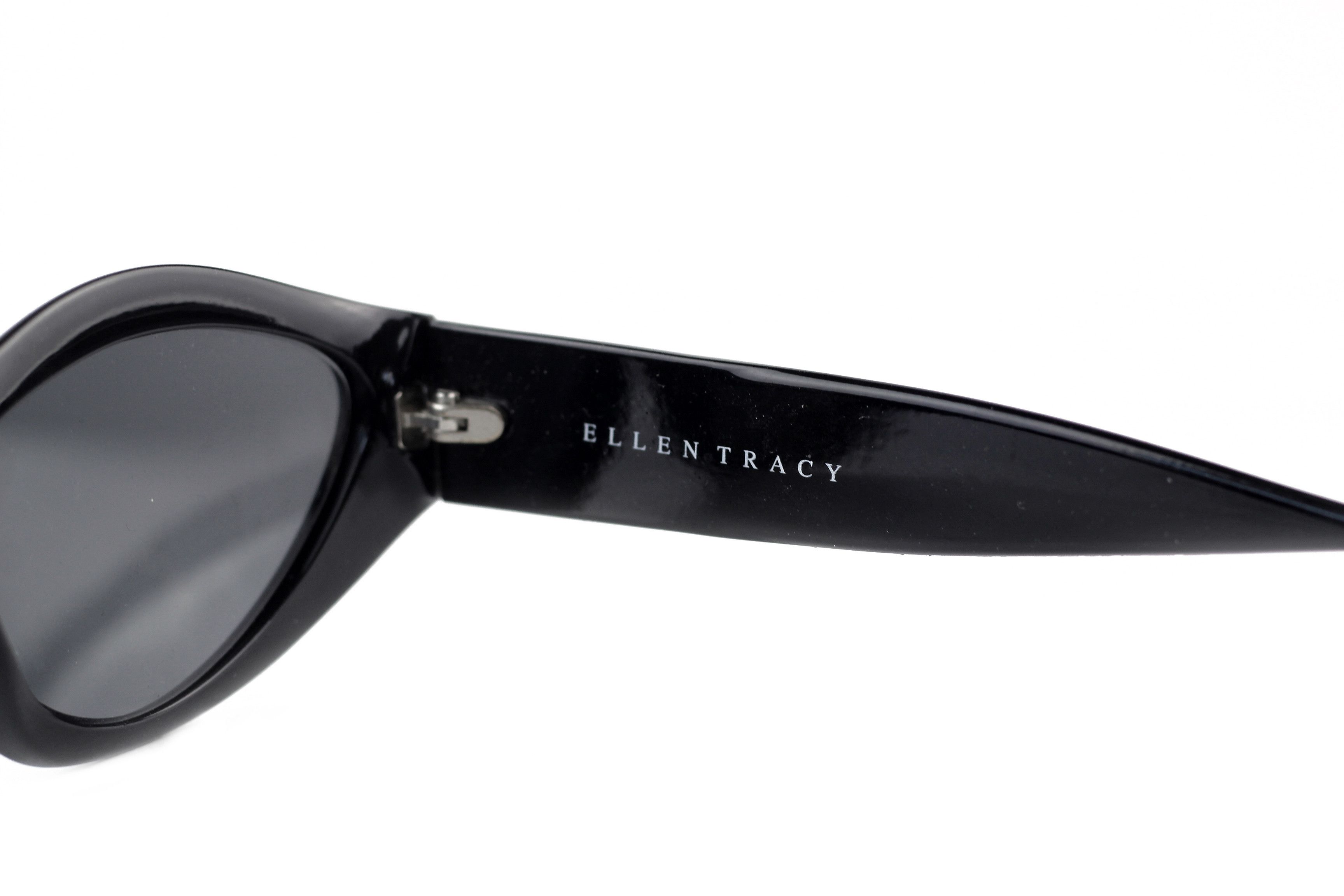 Ellen Tracy NOS 80s Ellen Tracy cat eye sunglasses vintage DS OG shades Size ONE SIZE - 6 Thumbnail