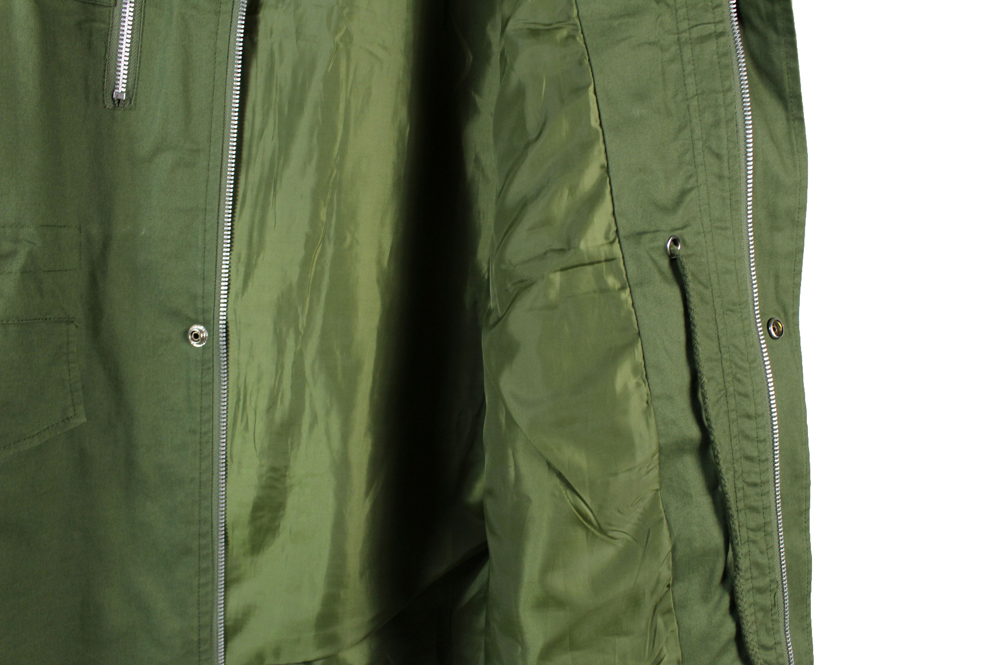 Vintage NOS 90s vintage Army olive green khaki field jacket DS M L Size US L / EU 52-54 / 3 - 4 Thumbnail