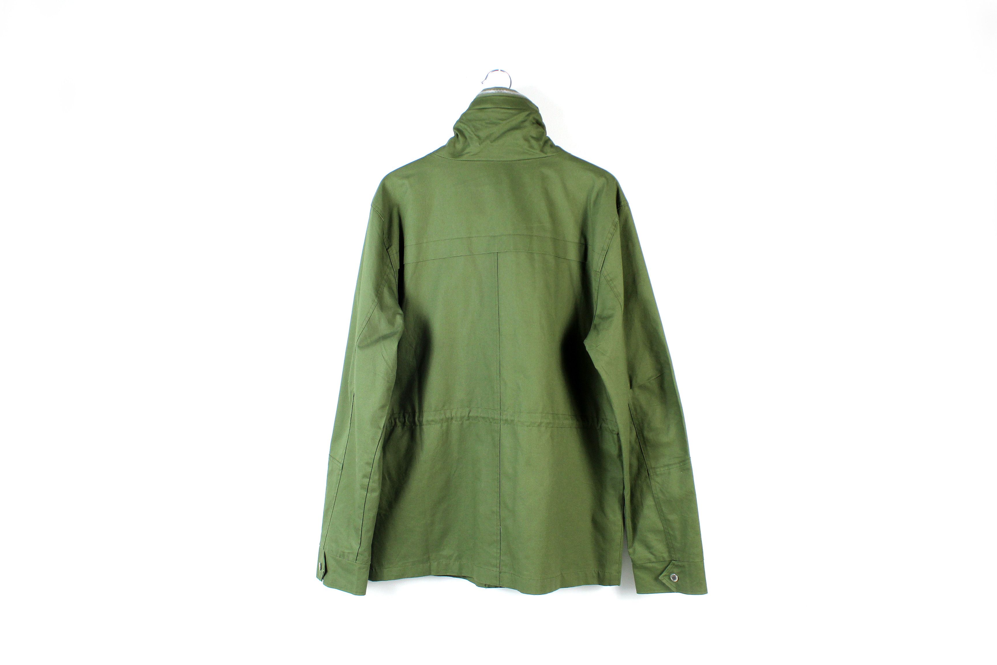 Vintage NOS 90s vintage Army olive green khaki field jacket DS M L Size US L / EU 52-54 / 3 - 6 Thumbnail