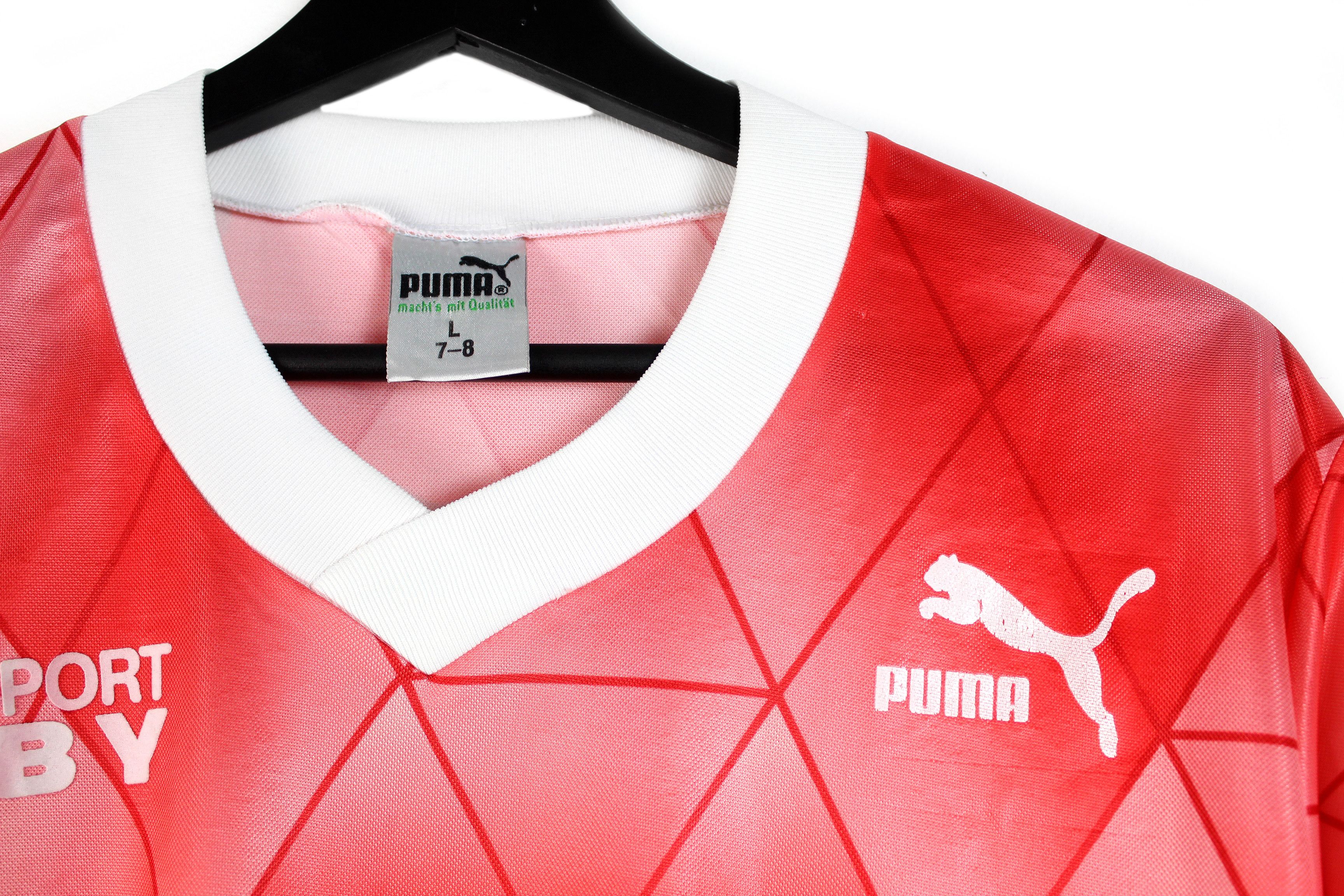 Puma 80s vintage PUMA t-shirt tshirt jersey nylon West Germany L Size US L / EU 52-54 / 3 - 2 Thumbnail