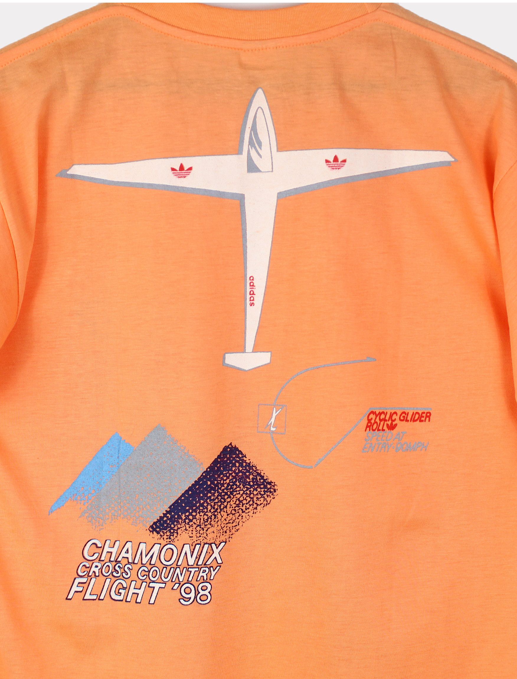 Adidas NOS 80s vintage adidas Chamonix France t-shirt OG DS Spain Size US S / EU 44-46 / 1 - 9 Thumbnail