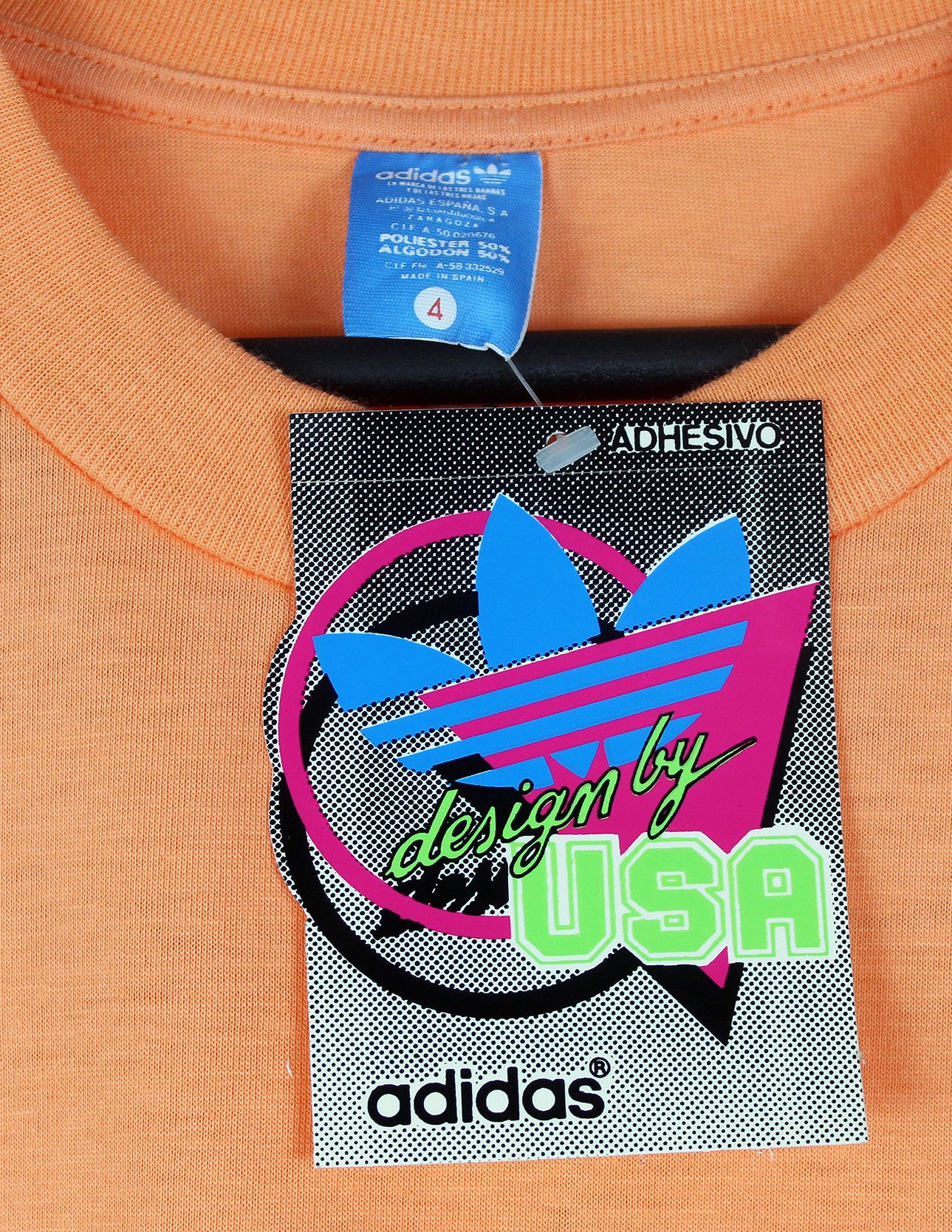 Adidas NOS 80s vintage adidas Chamonix France t-shirt OG DS Spain Size US S / EU 44-46 / 1 - 7 Thumbnail