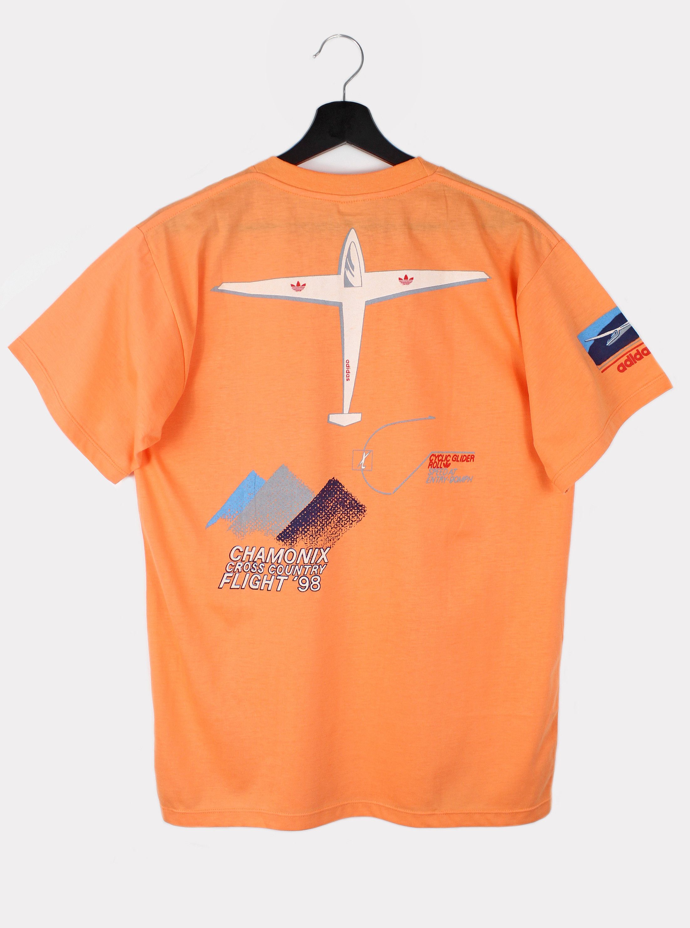 Adidas NOS 80s vintage adidas Chamonix France t-shirt OG DS Spain Size US S / EU 44-46 / 1 - 1 Thumbnail