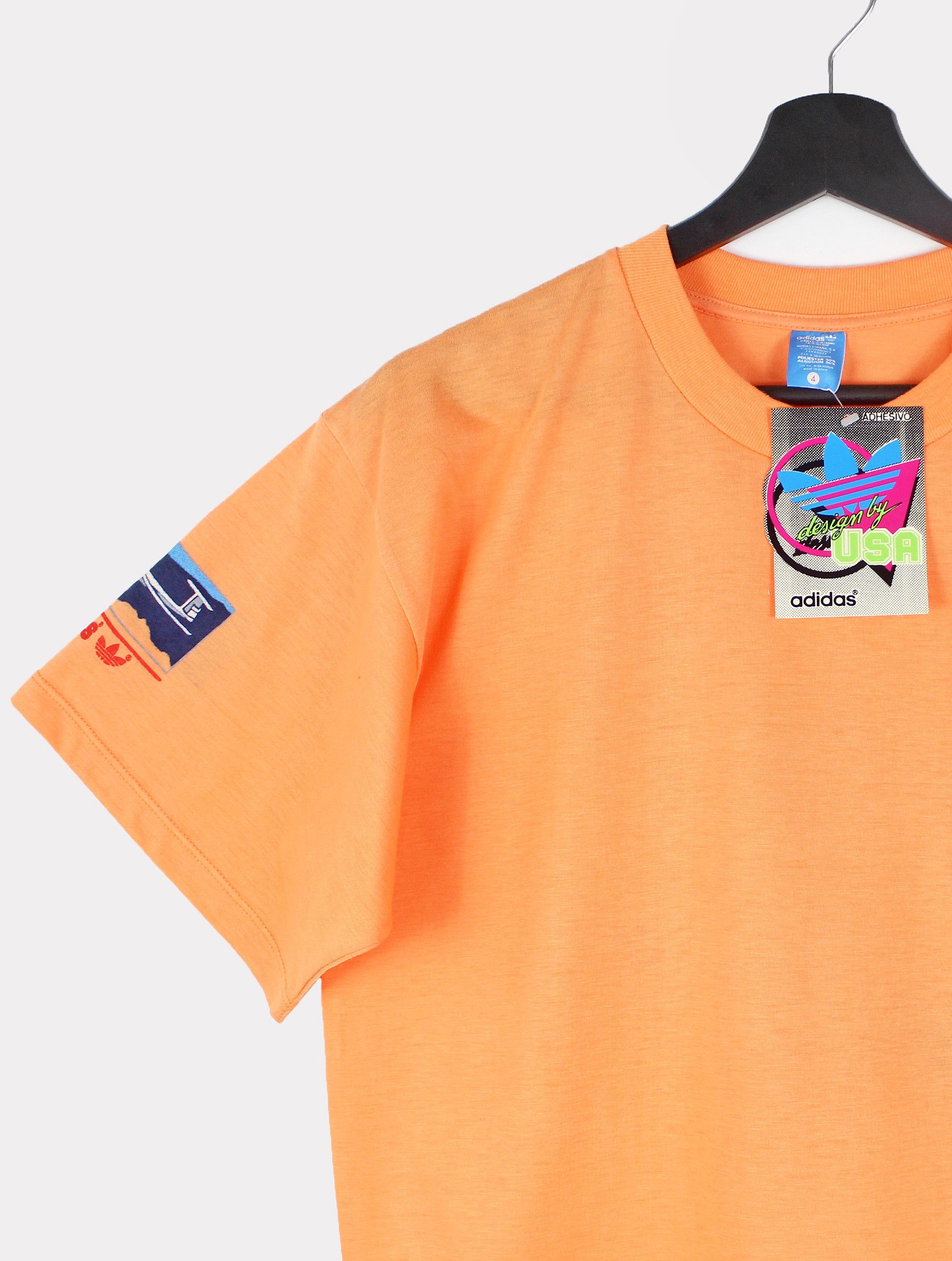 Adidas NOS 80s vintage adidas Chamonix France t-shirt OG DS Spain Size L / US 10 / IT 46 - 3 Thumbnail