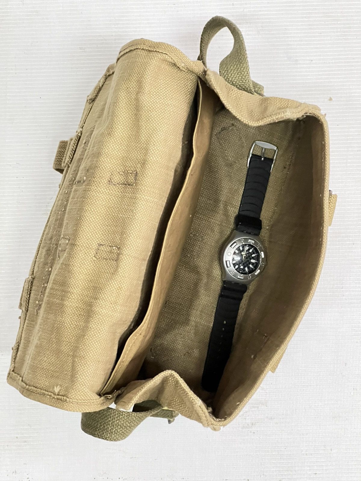 Vintage Rare Vintage Military 50s Sling Bag . Size 32 - 8 Thumbnail