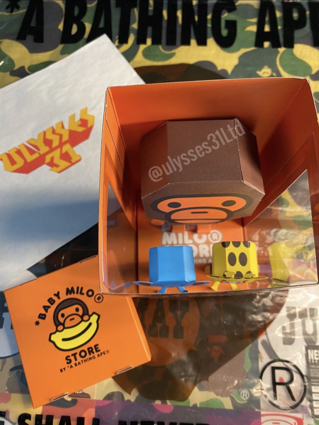 Bape Bape Baby Milo Paper Craft Toy Set Size ONE SIZE - 4 Thumbnail