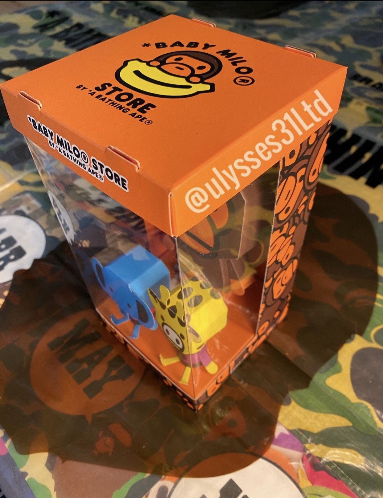 Bape Bape Baby Milo Paper Craft Toy Set Size ONE SIZE - 3 Thumbnail
