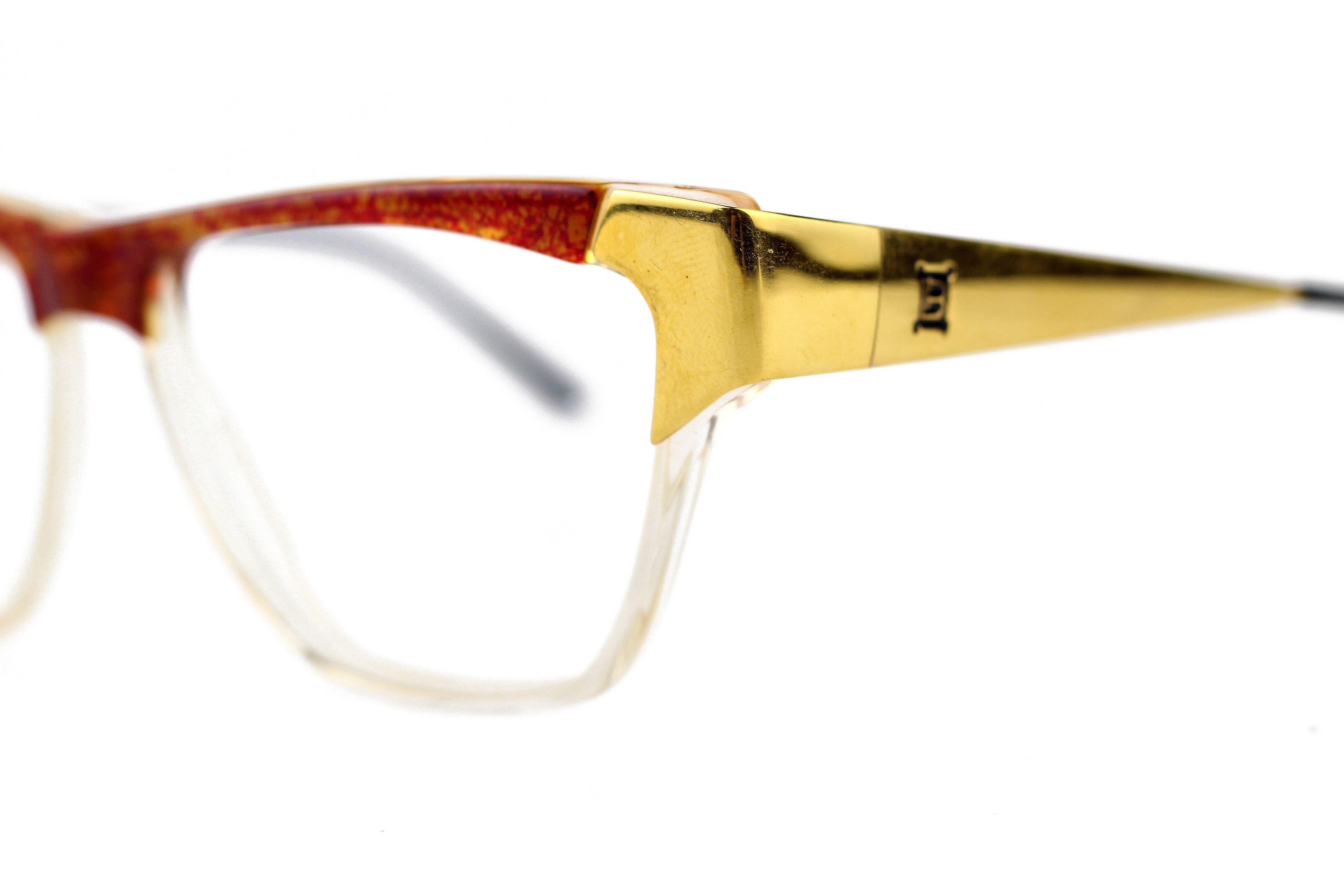 Laura Biagiotti NOS 80s vintage Laura Biagiotti nerd glasses optical frames Size ONE SIZE - 3 Thumbnail