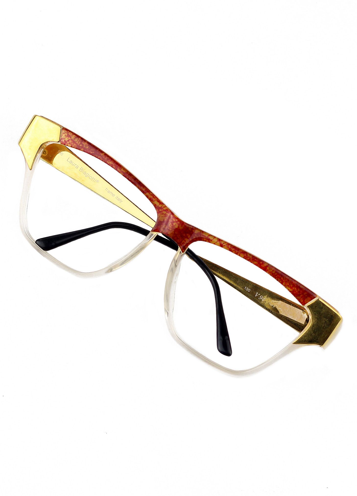 Laura Biagiotti NOS 80s vintage Laura Biagiotti nerd glasses optical frames Size ONE SIZE - 9 Thumbnail