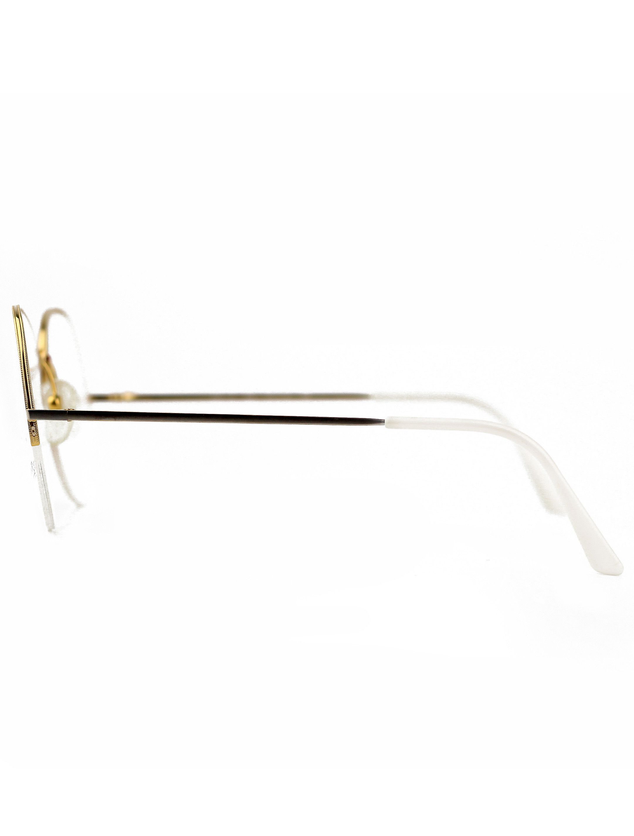 Vintage NOS 80s vintage Essilor half rim glasses optical frames DS Size ONE SIZE - 3 Thumbnail