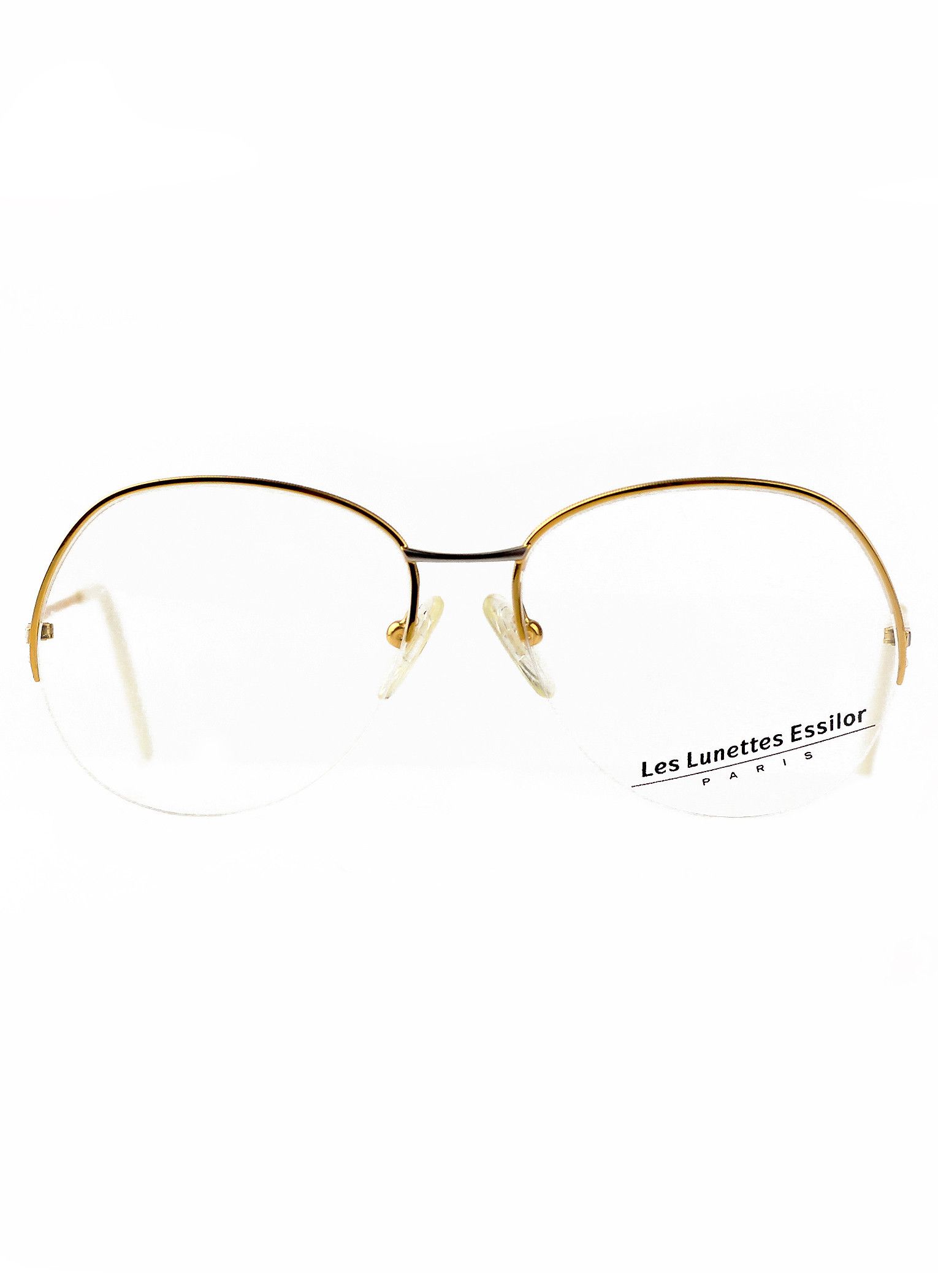 Vintage NOS 80s vintage Essilor half rim glasses optical frames DS Size ONE SIZE - 2 Thumbnail