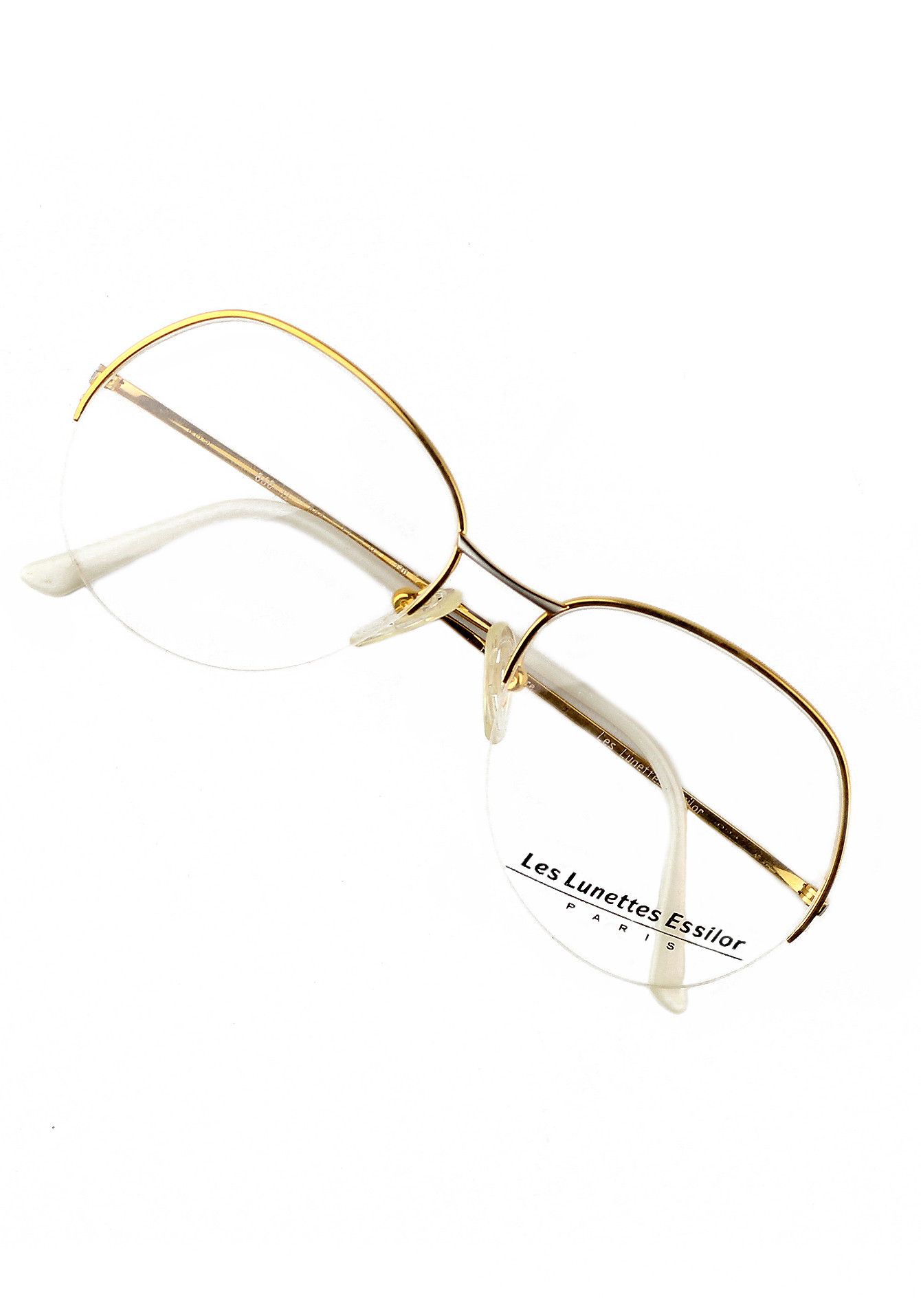 Vintage NOS 80s vintage Essilor half rim glasses optical frames DS Size ONE SIZE - 7 Thumbnail