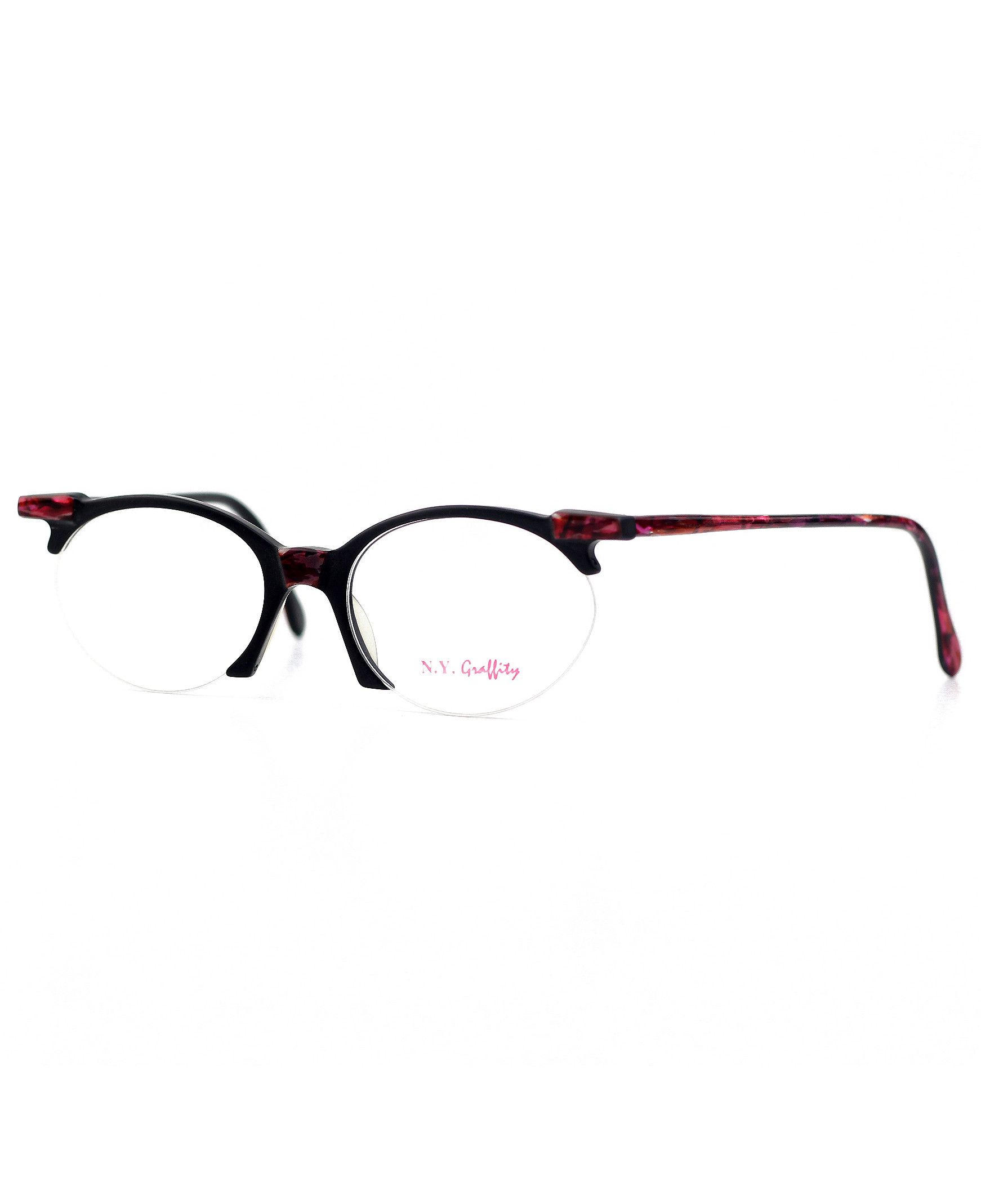 Vintage NOS 80s vintage MAX NY Graffity half rim glasses frames DS Size ONE SIZE - 1 Thumbnail