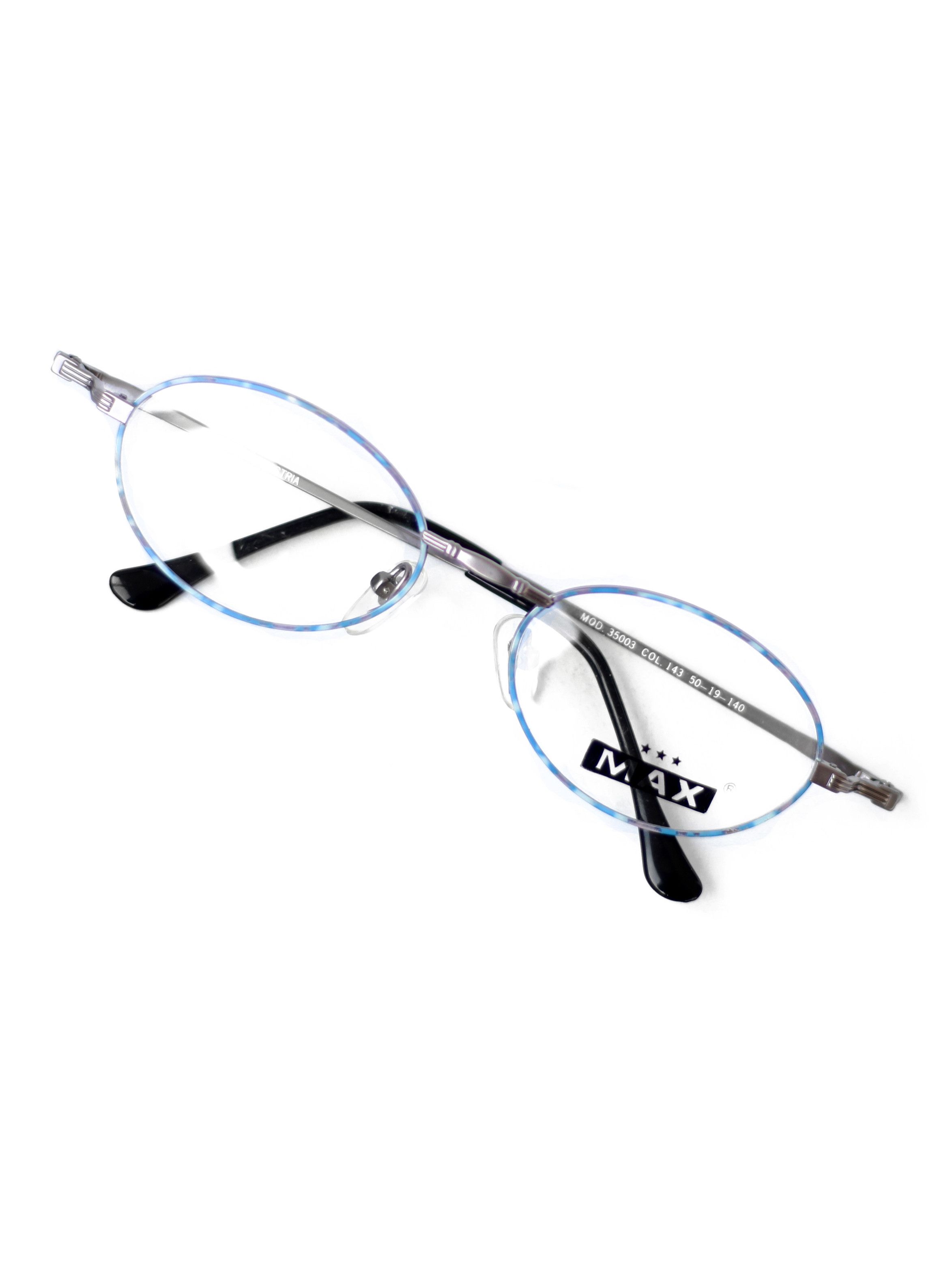 Vintage NOS 90s vintage Max Austria oval glasses metallic frame OG Size ONE SIZE - 9 Thumbnail