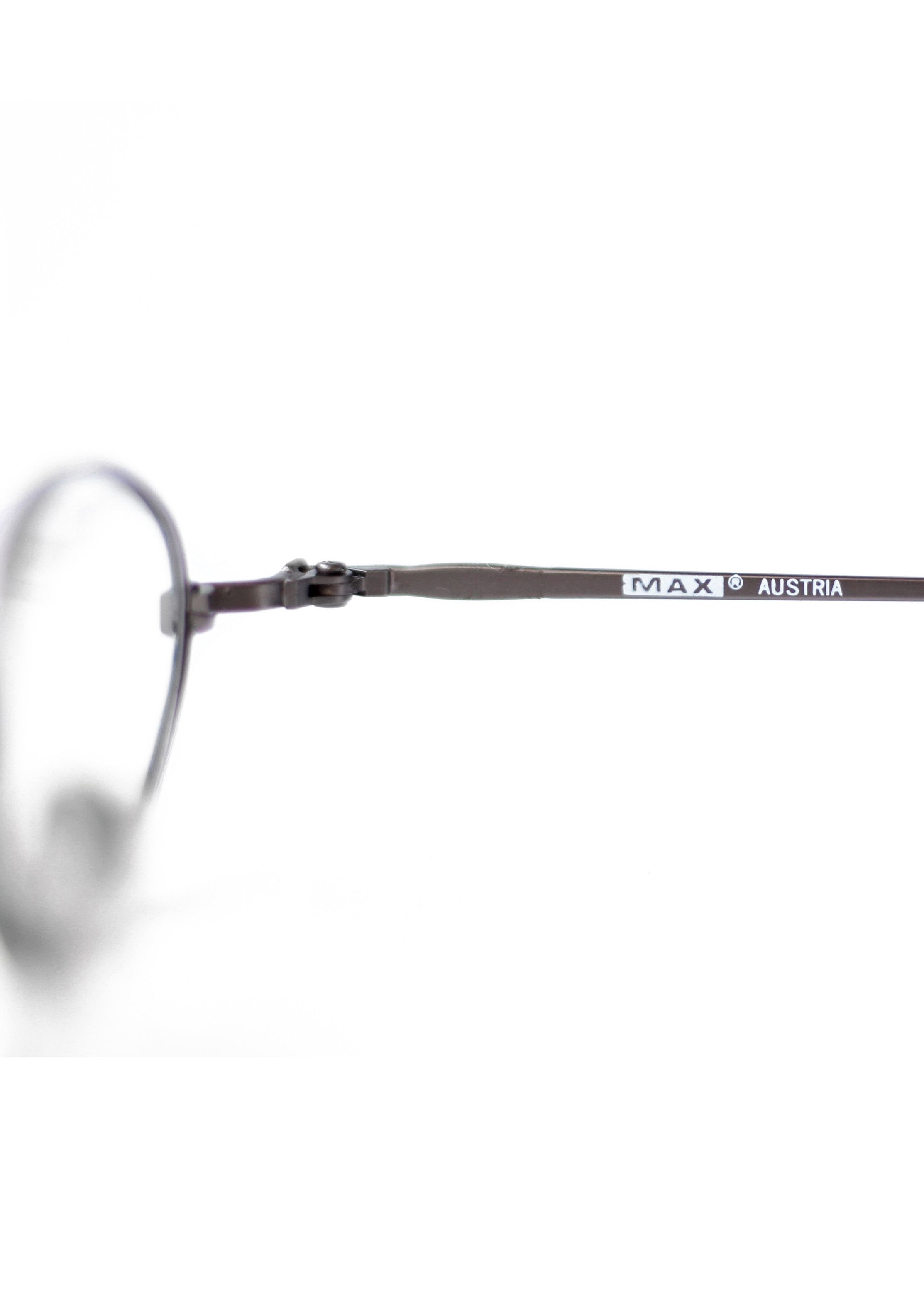 Vintage NOS 90s vintage Max Austria oval glasses metallic frame OG Size ONE SIZE - 5 Thumbnail