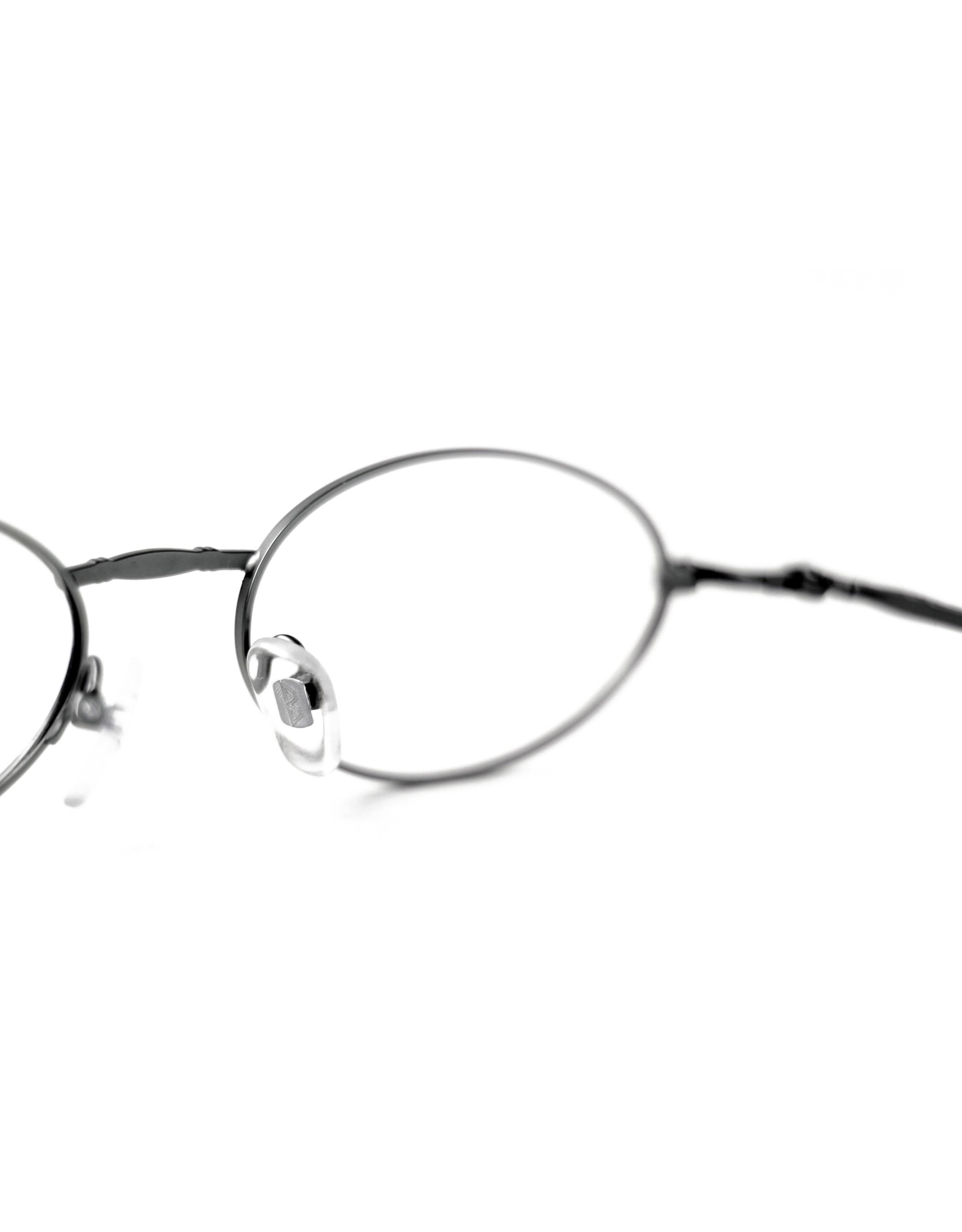 Vintage NOS 90s vintage Max Austria oval glasses metallic frame OG Size ONE SIZE - 8 Thumbnail