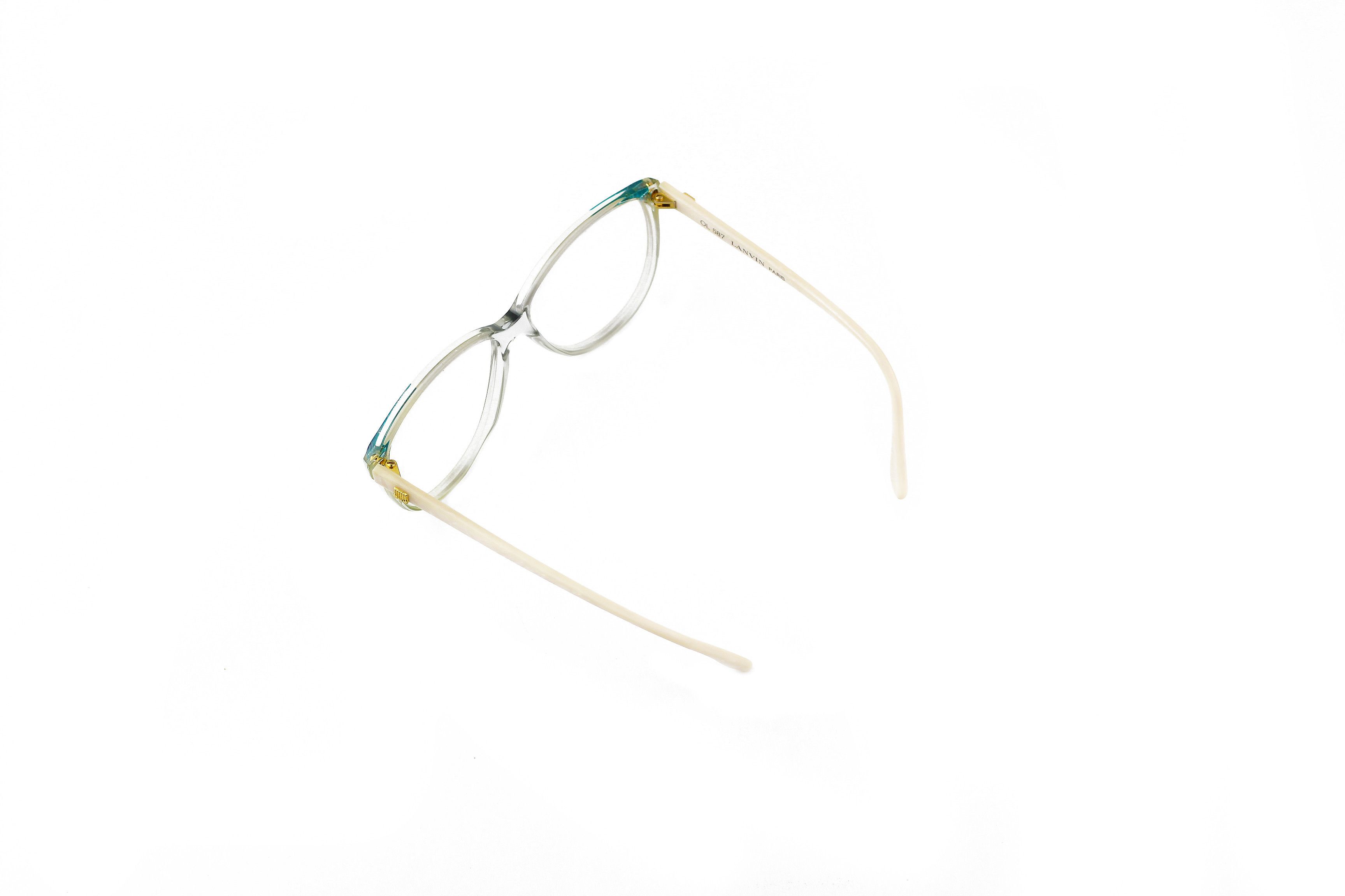 Lanvin NOS 80s Lanvin Paris vintage glasses eyeglasses frames OG Size ONE SIZE - 6 Thumbnail